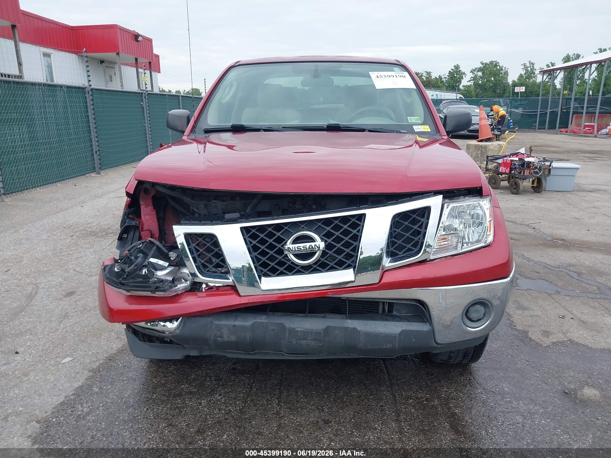 2010 Nissan Frontier Se Red vin: 1N6AD0ER8AC429240