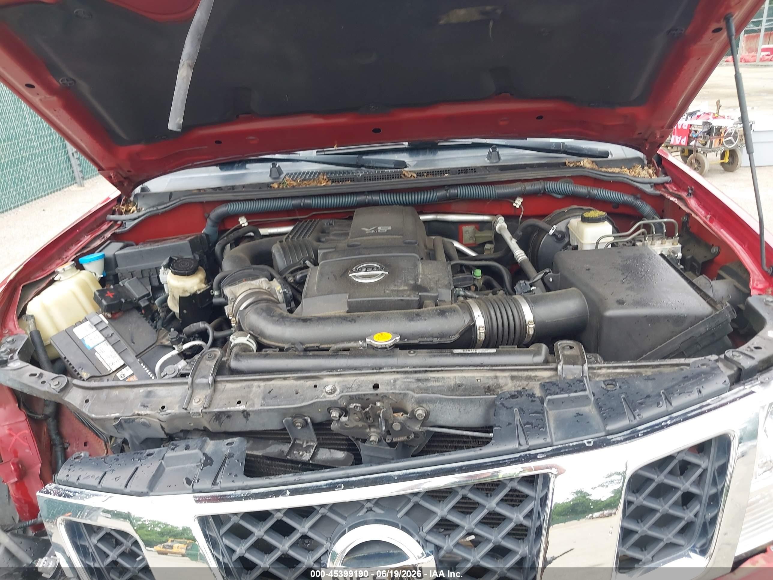 2010 Nissan Frontier Se Red vin: 1N6AD0ER8AC429240
