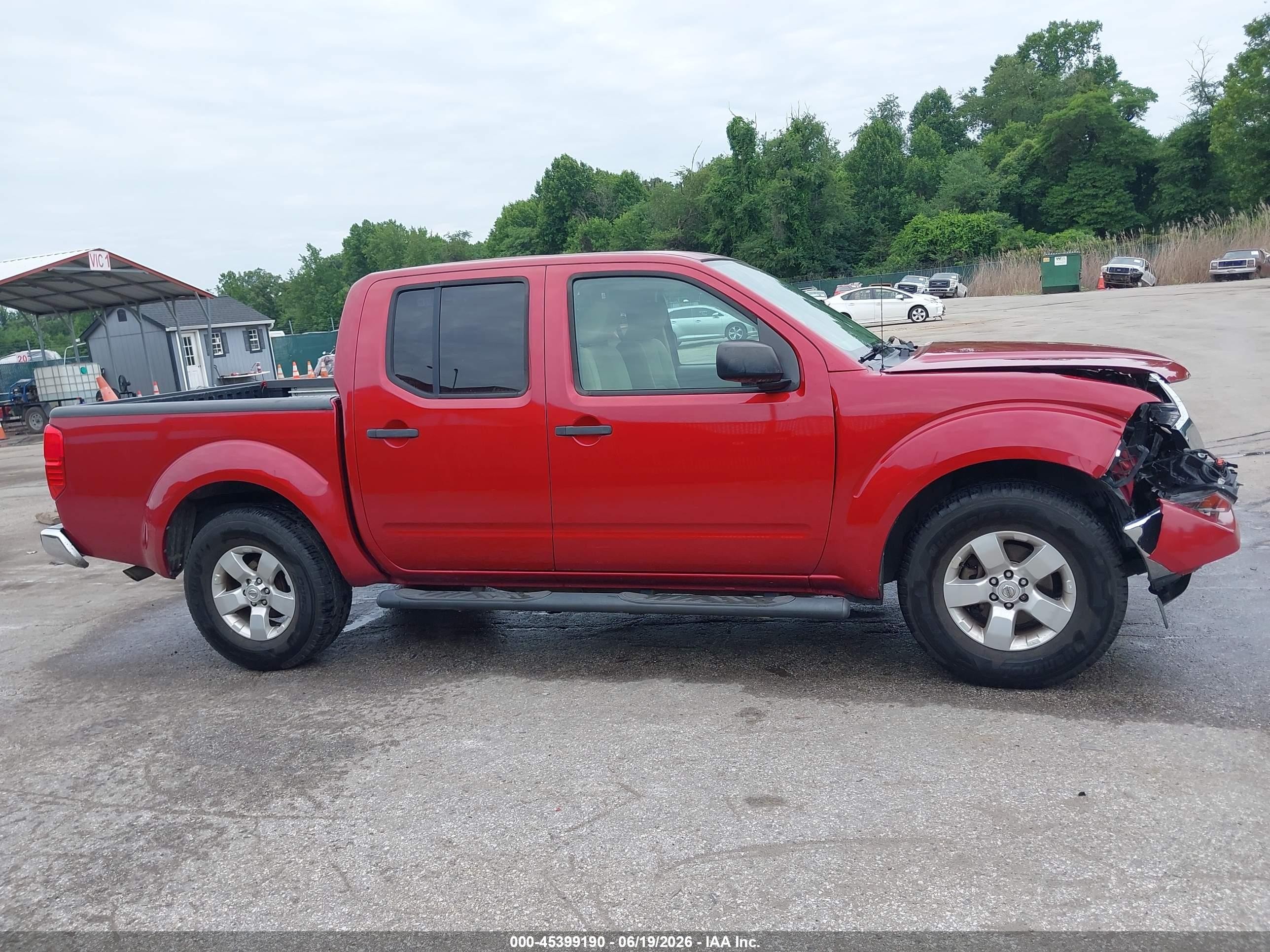 2010 Nissan Frontier Se Red vin: 1N6AD0ER8AC429240
