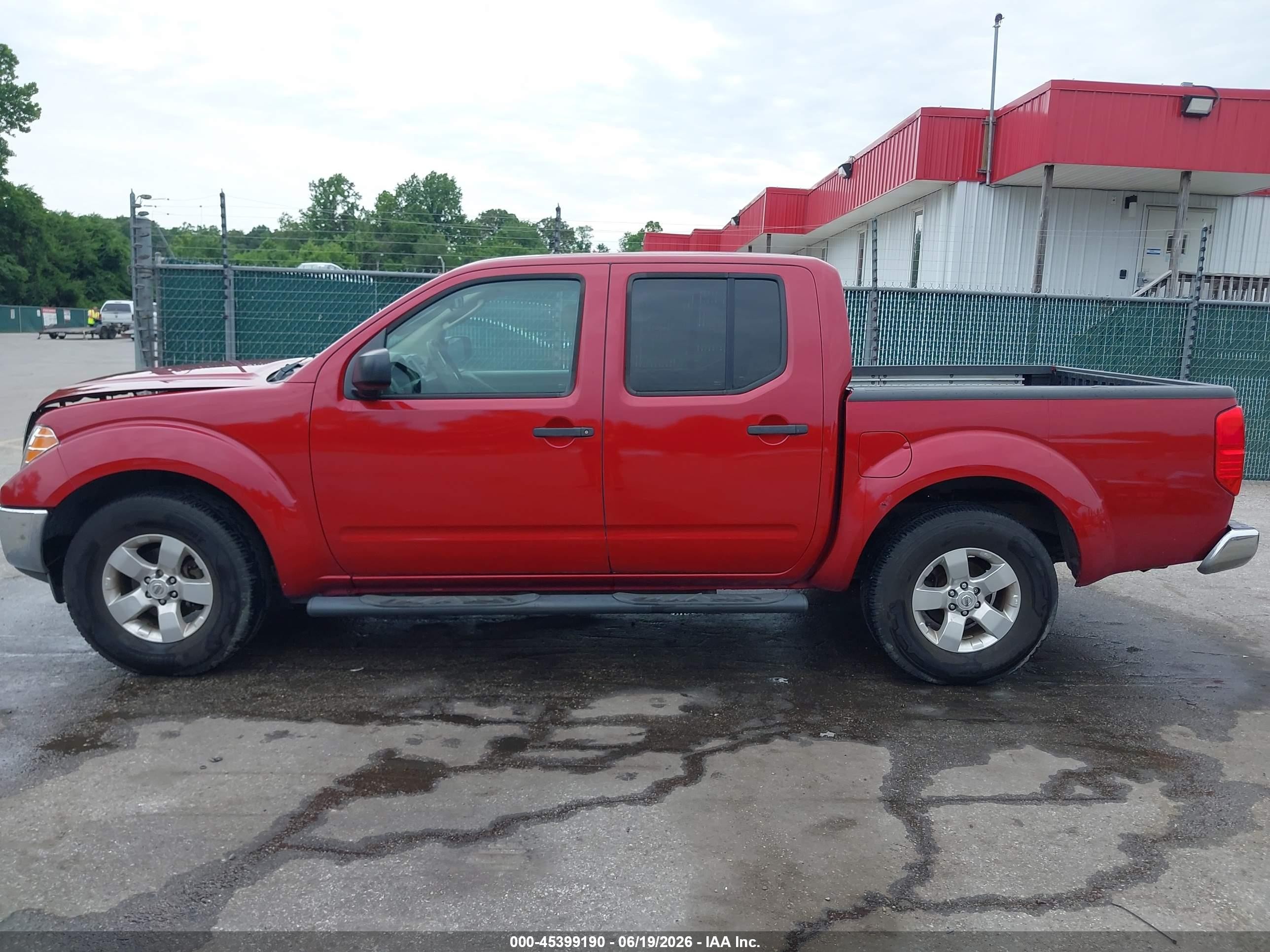 2010 Nissan Frontier Se Red vin: 1N6AD0ER8AC429240