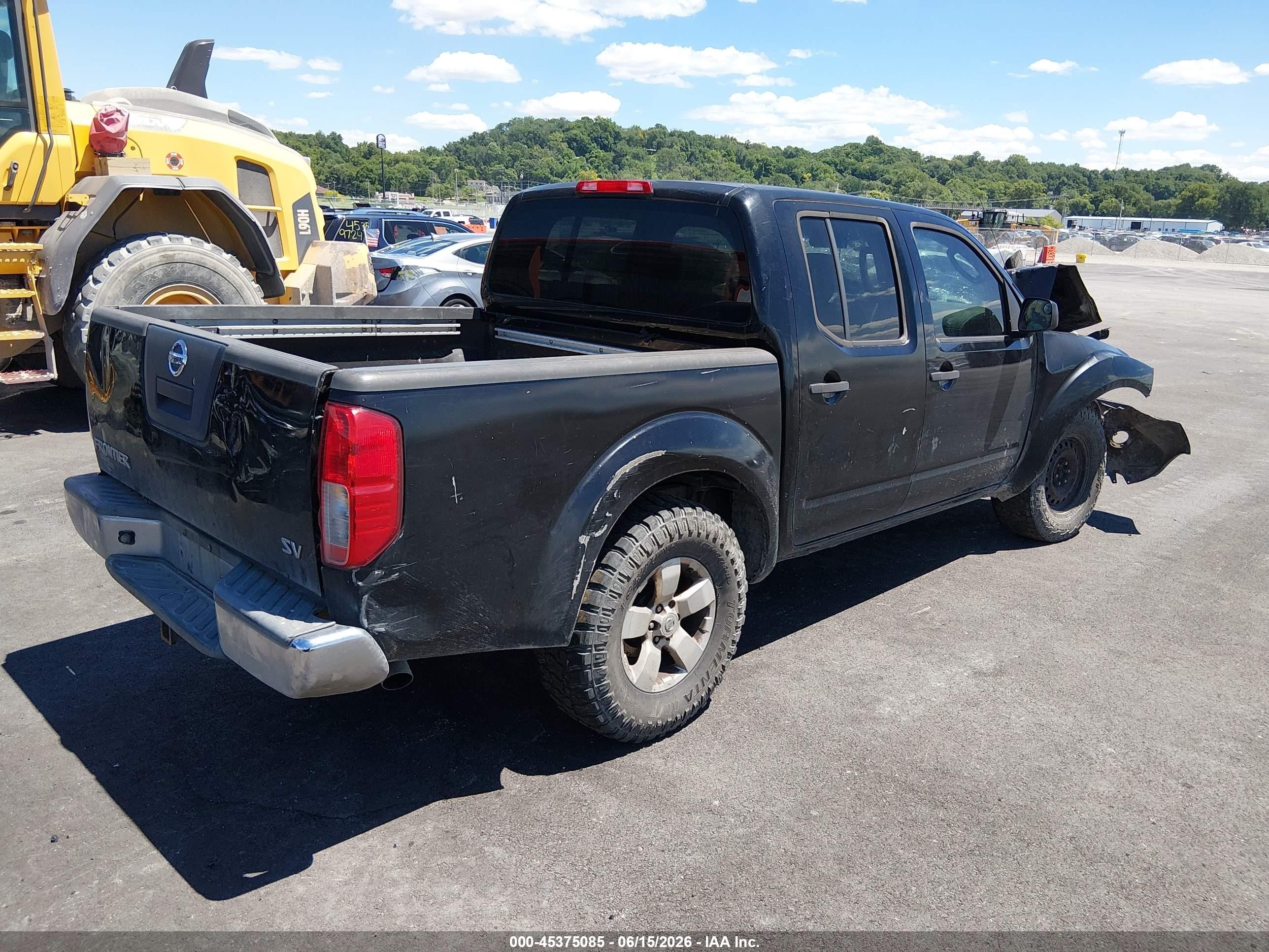2011 Nissan Frontier Sv Black vin: 1N6AD0ER8BC418627