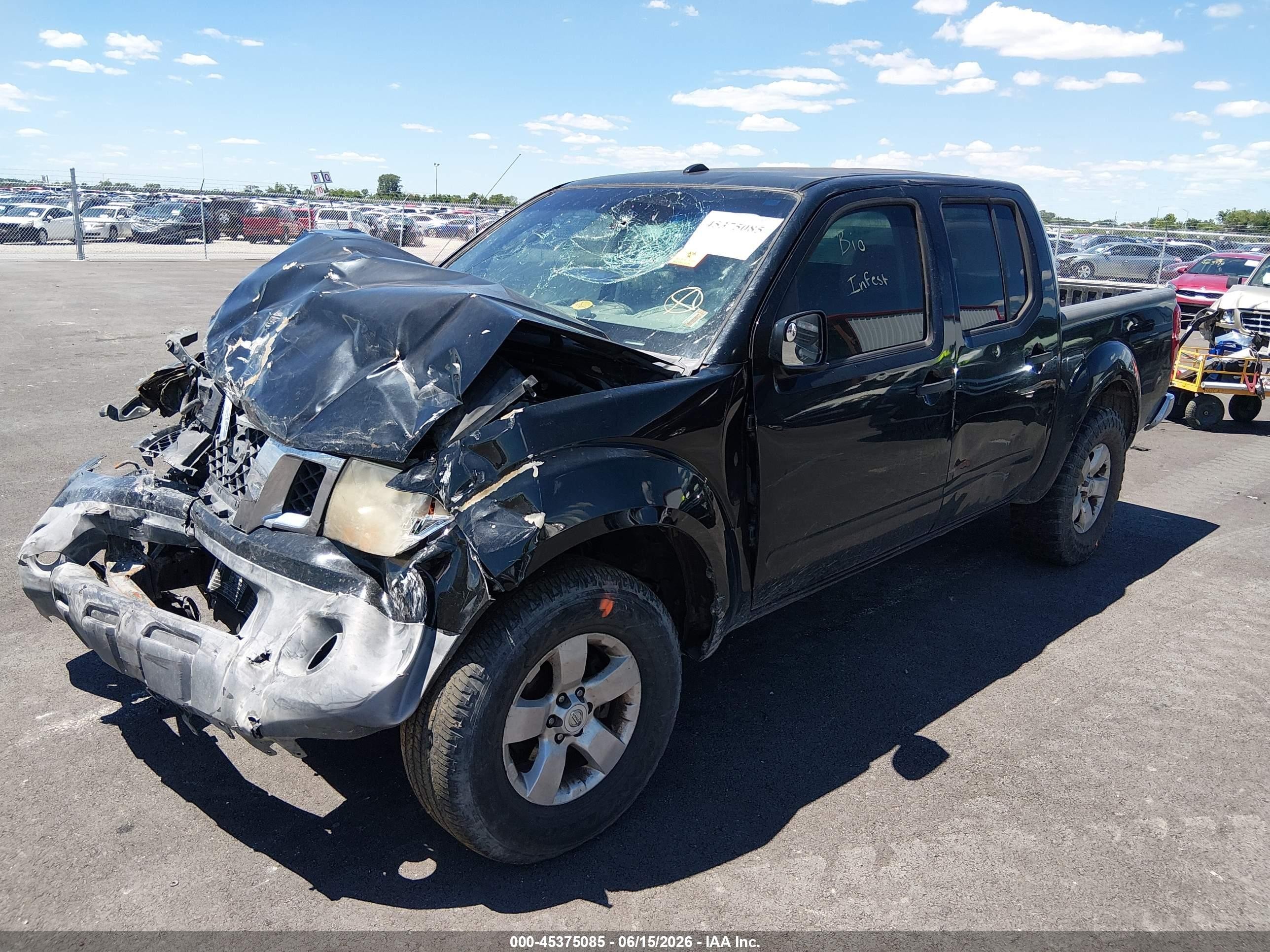 2011 Nissan Frontier Sv Black vin: 1N6AD0ER8BC418627