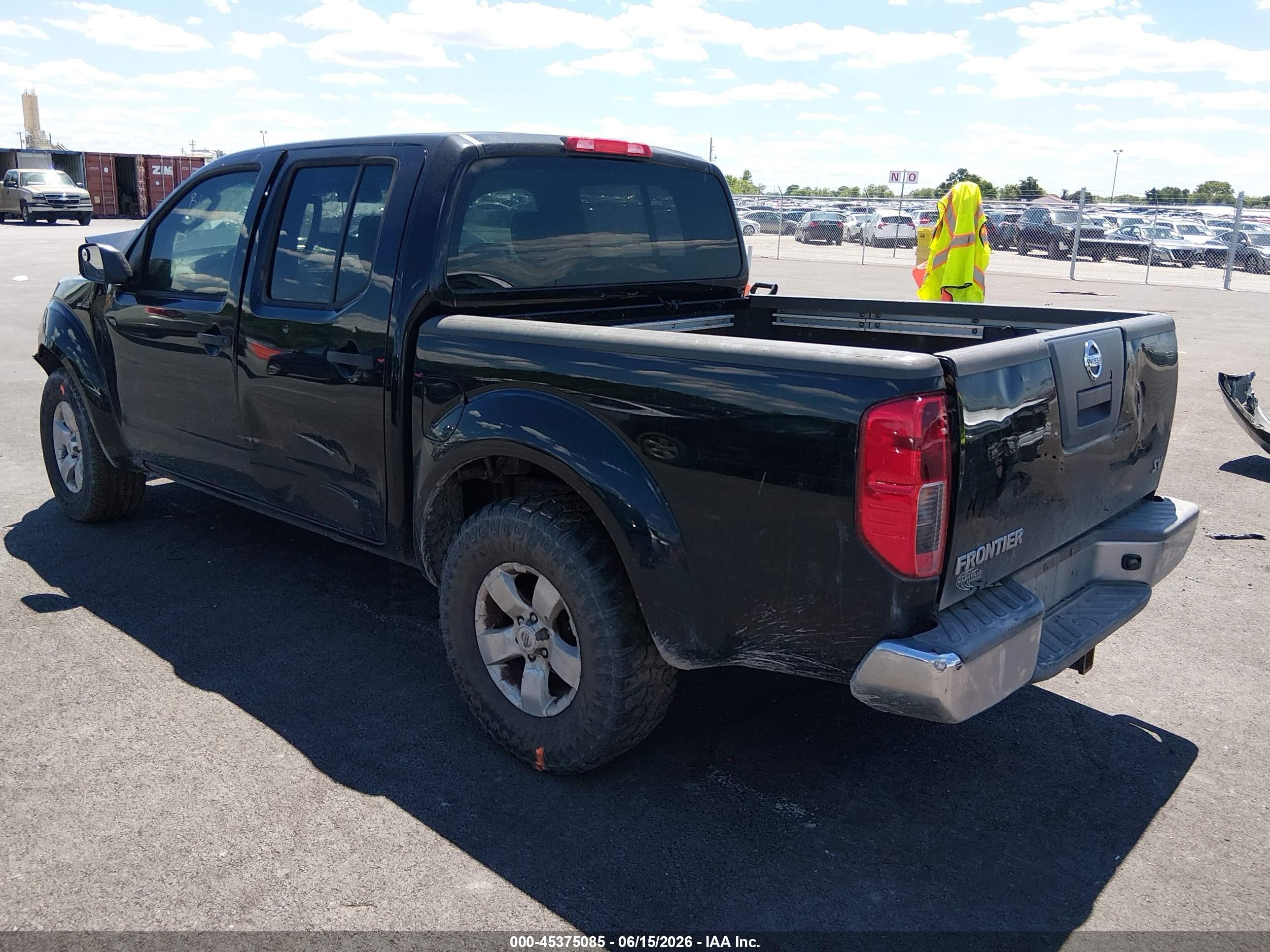 2011 Nissan Frontier Sv Black vin: 1N6AD0ER8BC418627