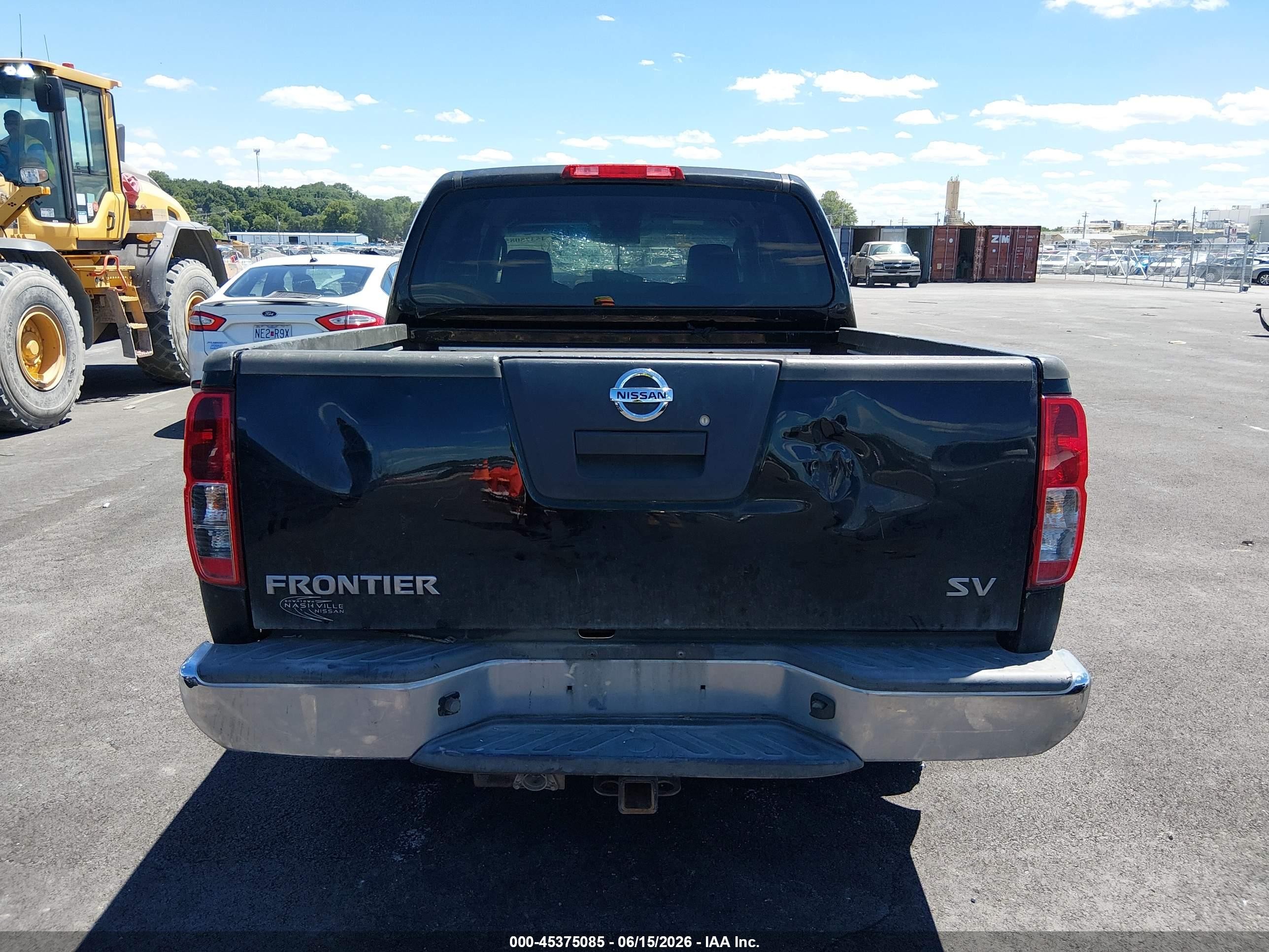 2011 Nissan Frontier Sv Black vin: 1N6AD0ER8BC418627