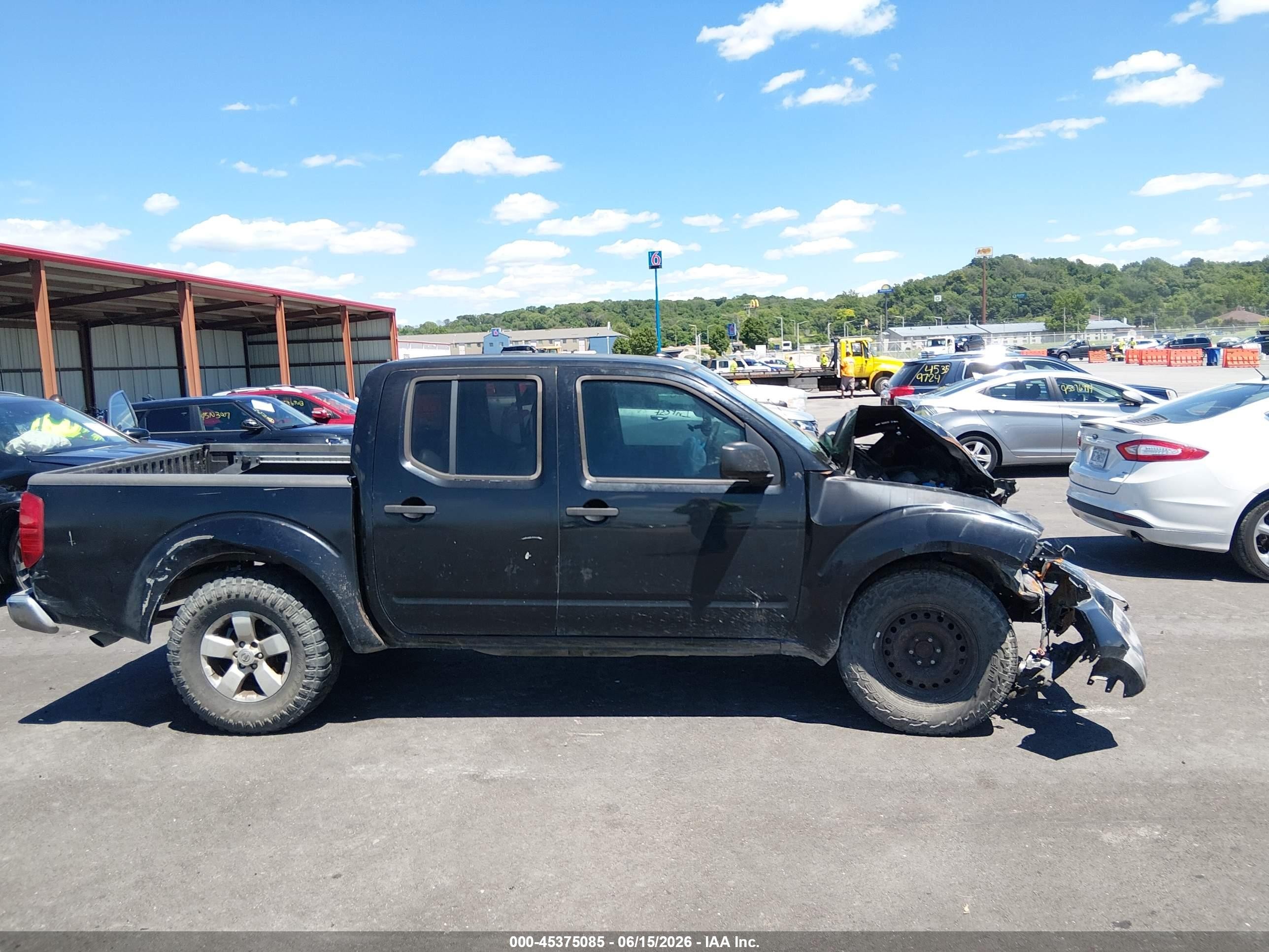 2011 Nissan Frontier Sv Black vin: 1N6AD0ER8BC418627