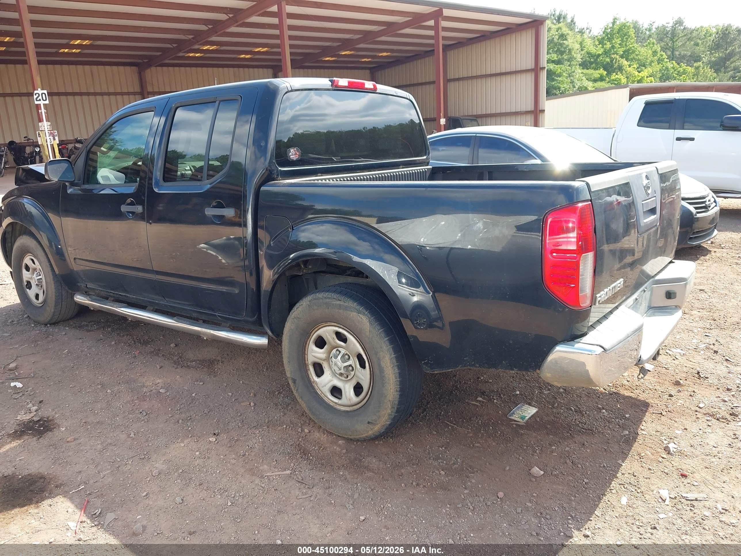 2012 Nissan Frontier S Black vin: 1N6AD0ER8CC404440