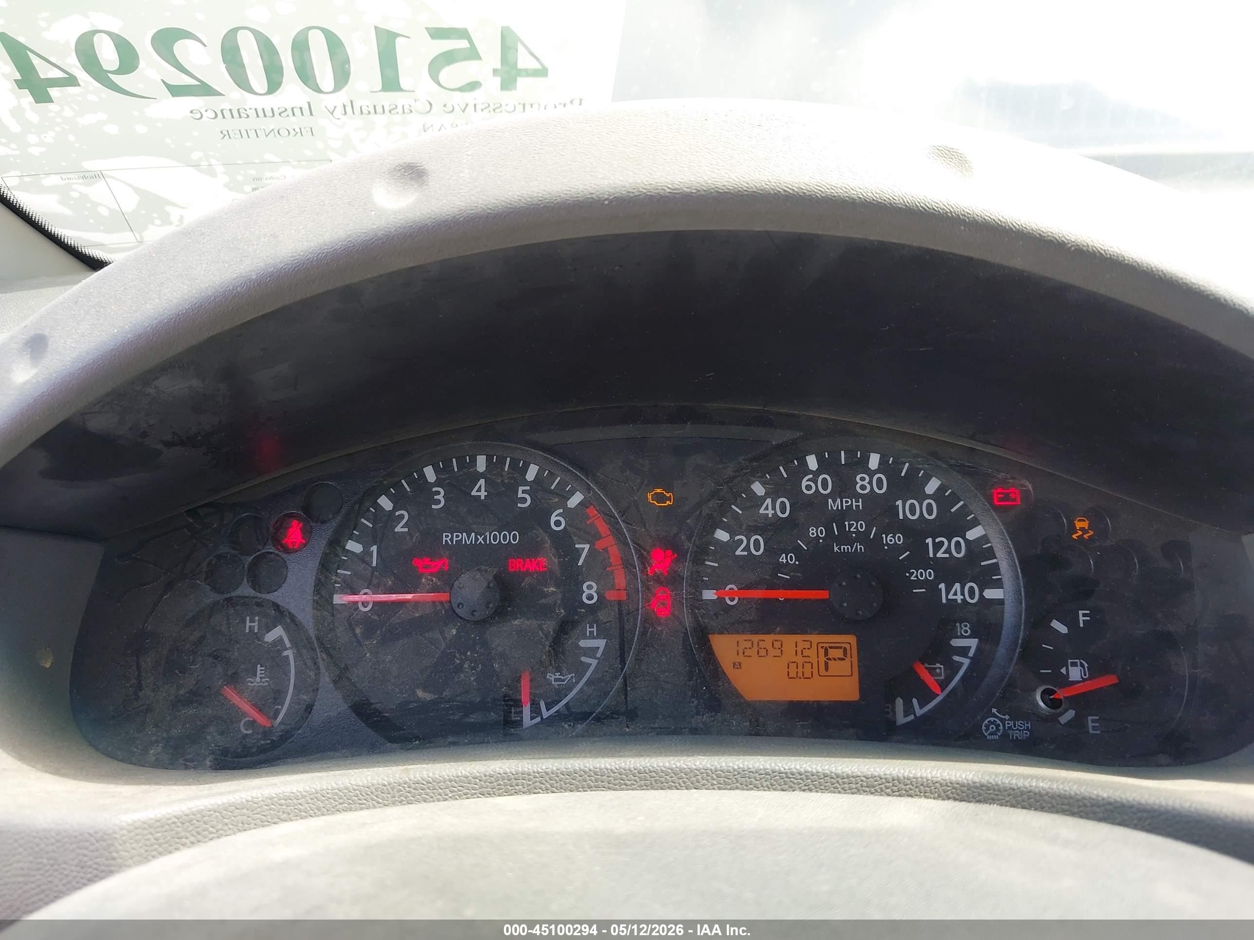 2012 Nissan Frontier S Black vin: 1N6AD0ER8CC404440