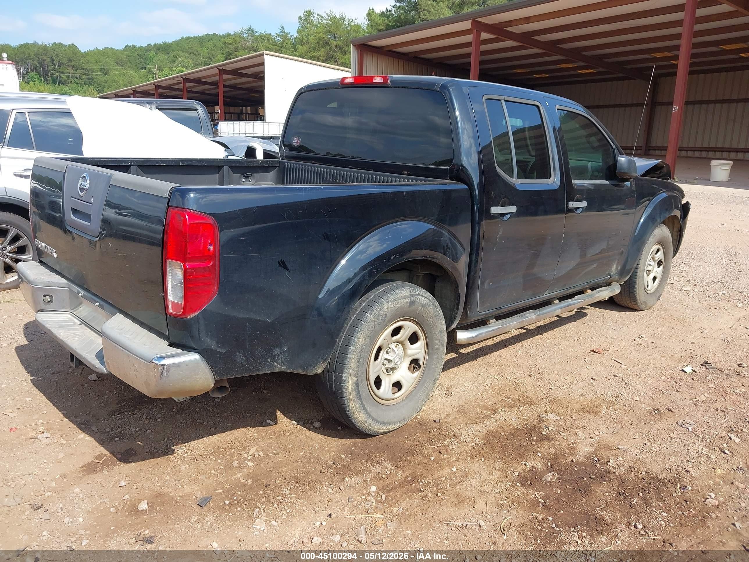2012 Nissan Frontier S Black vin: 1N6AD0ER8CC404440