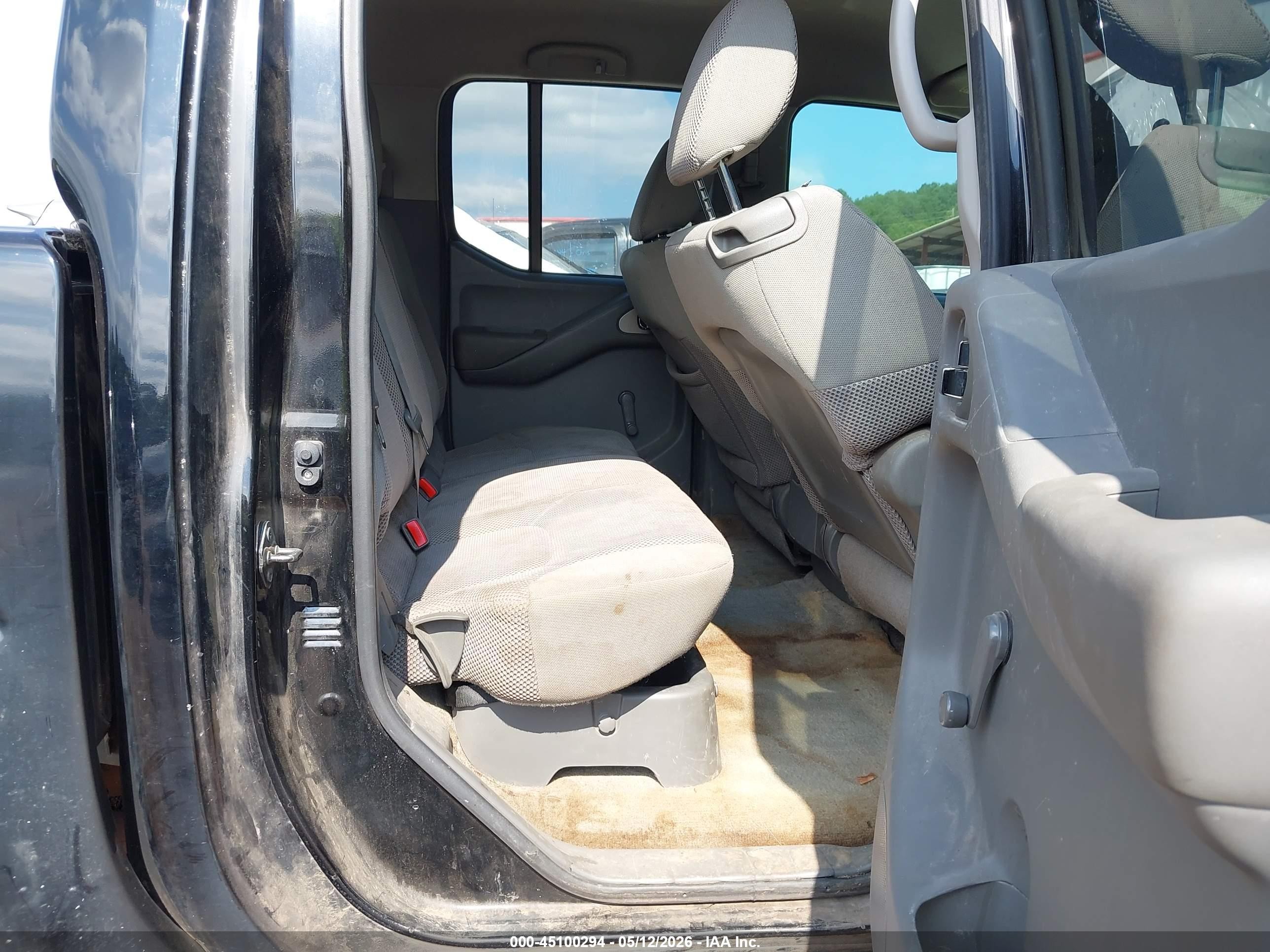 2012 Nissan Frontier S Black vin: 1N6AD0ER8CC404440