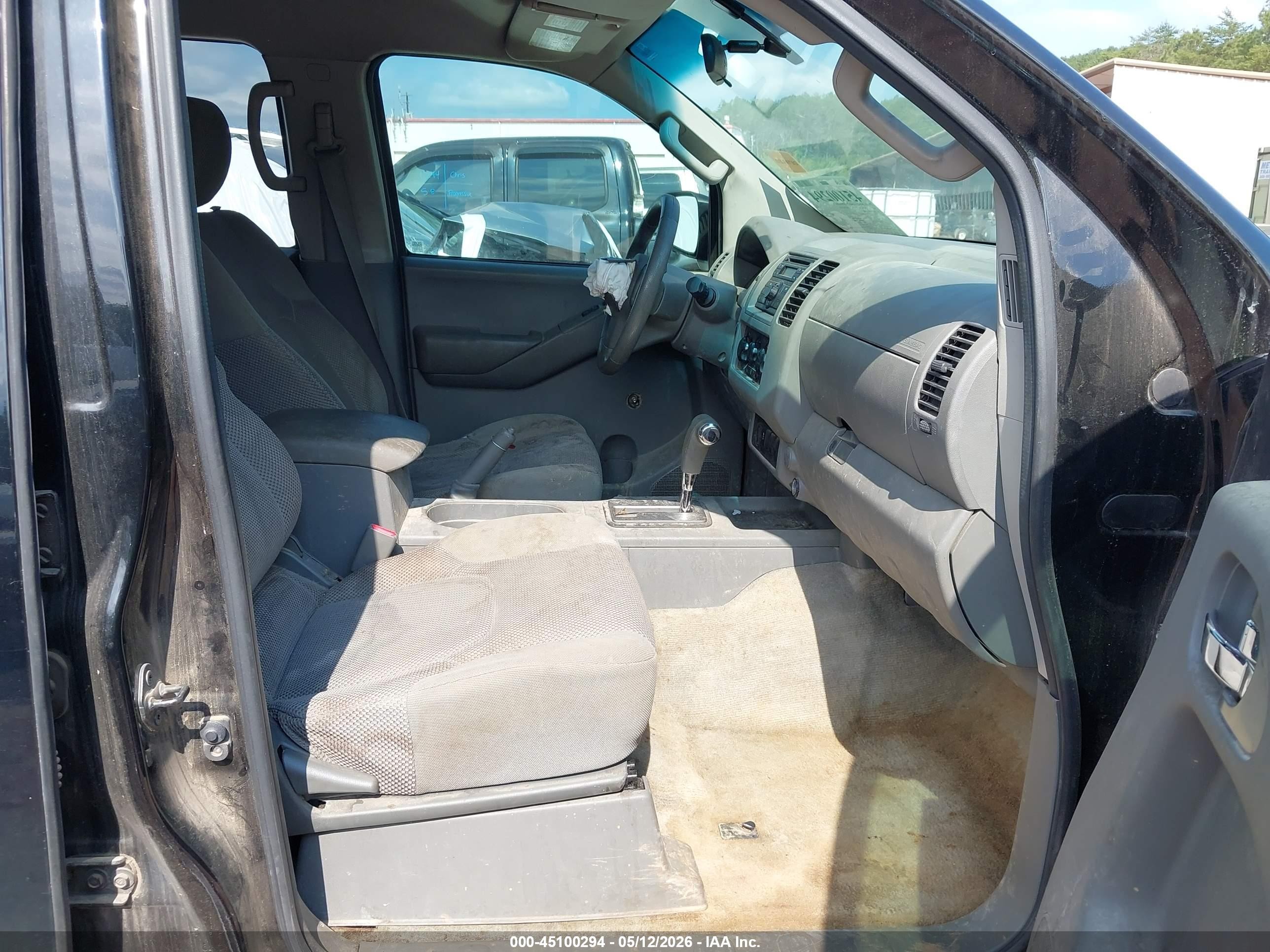2012 Nissan Frontier S Black vin: 1N6AD0ER8CC404440