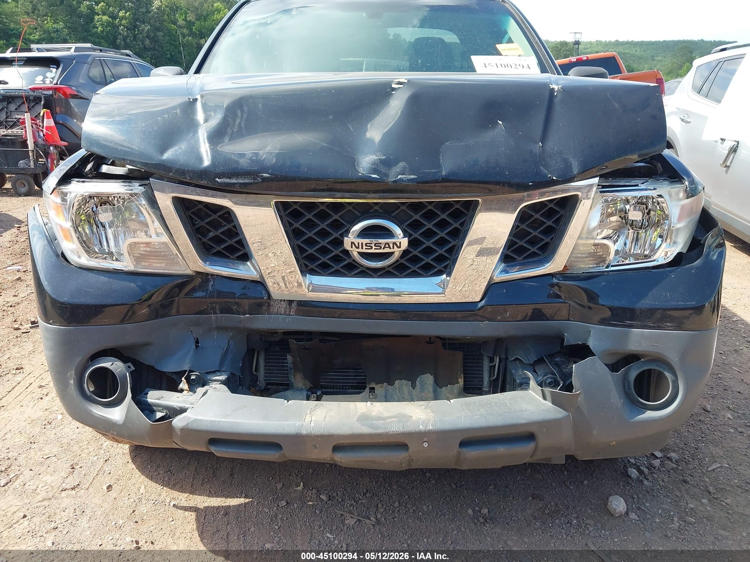 2012 Nissan Frontier S Black vin: 1N6AD0ER8CC404440