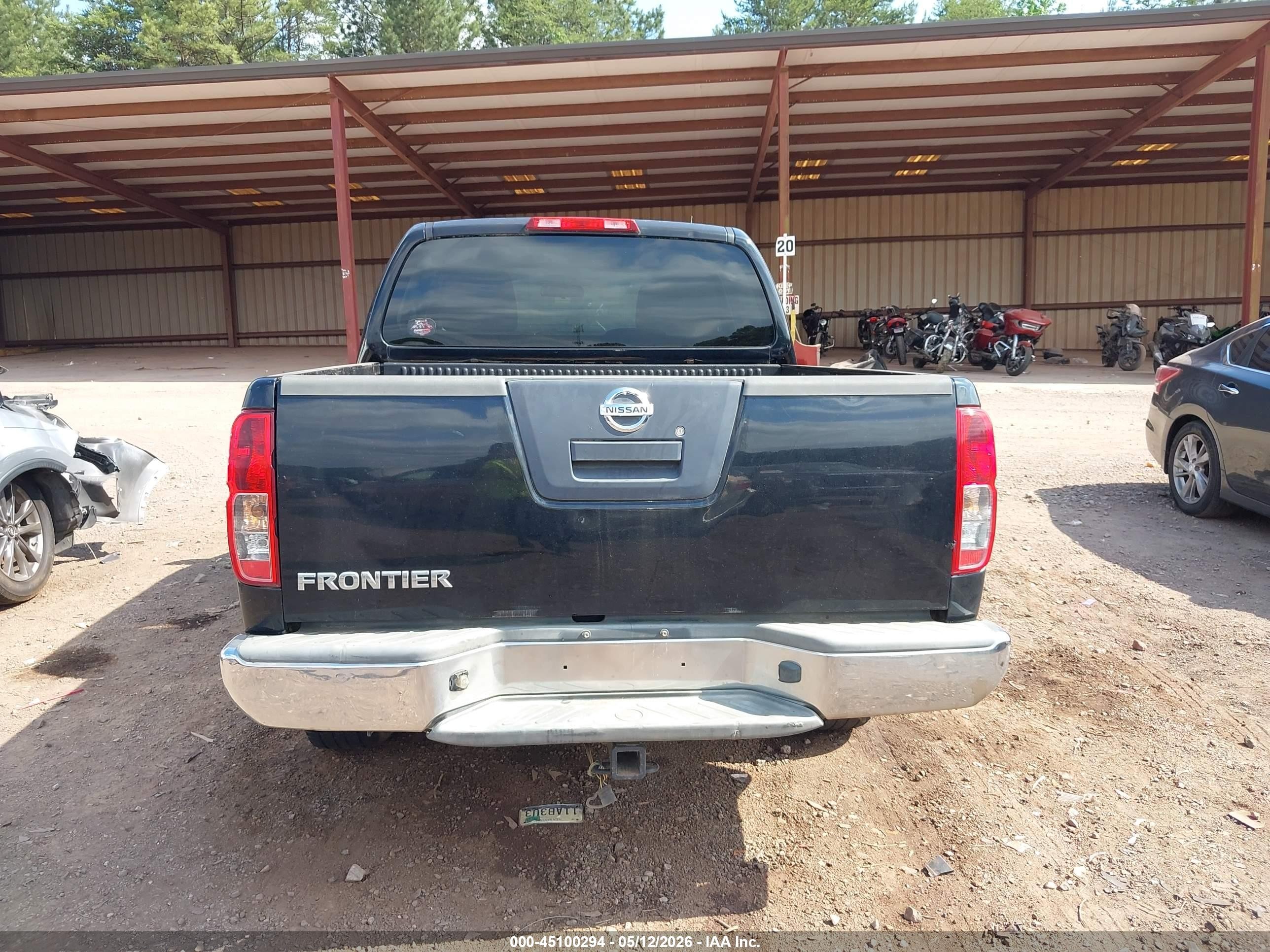 2012 Nissan Frontier S Black vin: 1N6AD0ER8CC404440