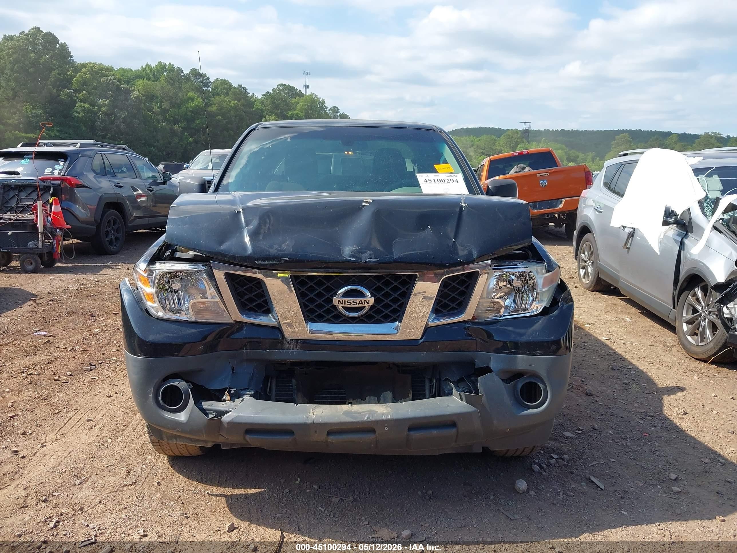 2012 Nissan Frontier S Black vin: 1N6AD0ER8CC404440