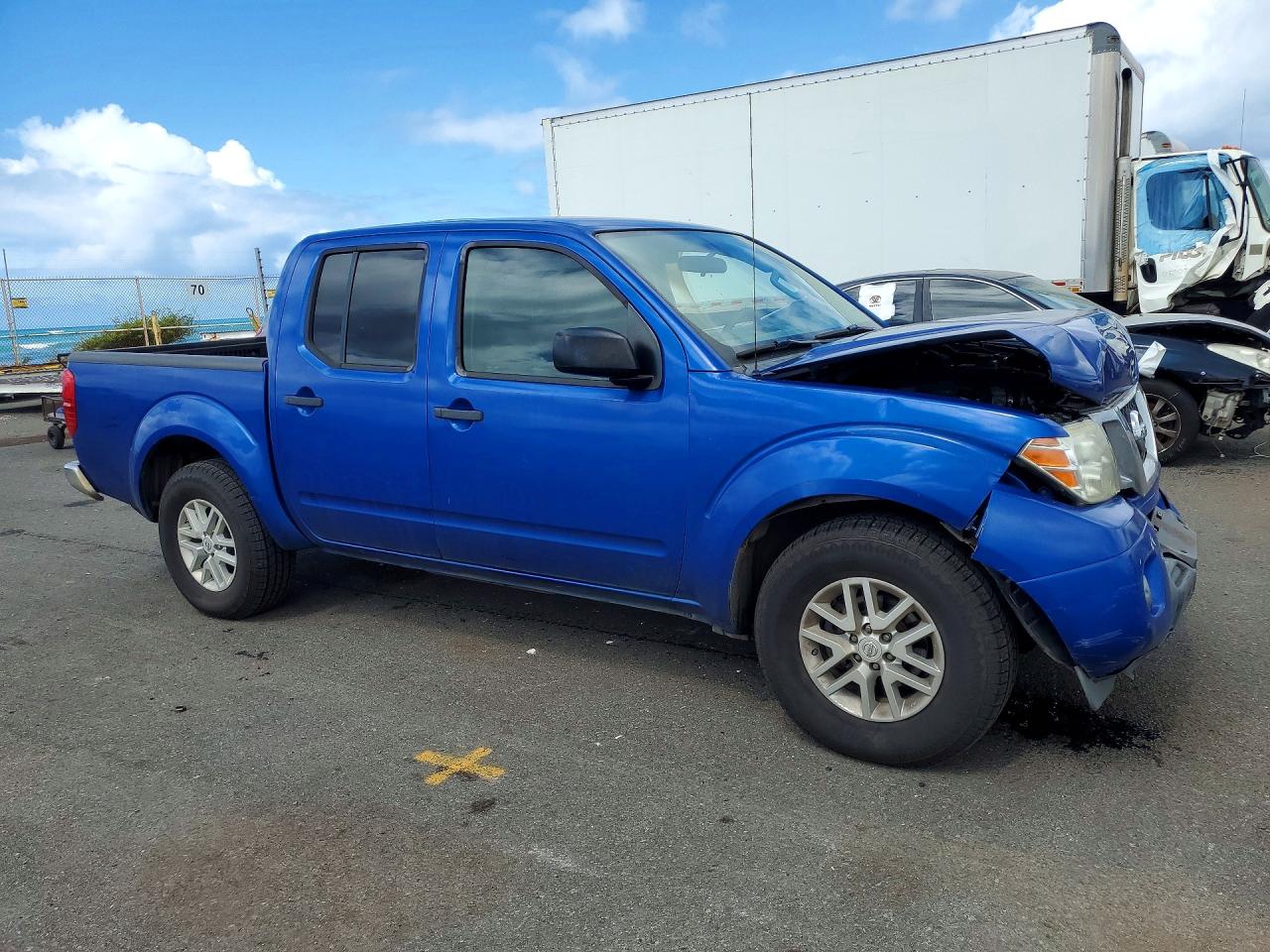 2012 Nissan Frontier S Blue vin: 1N6AD0ER8CC405992