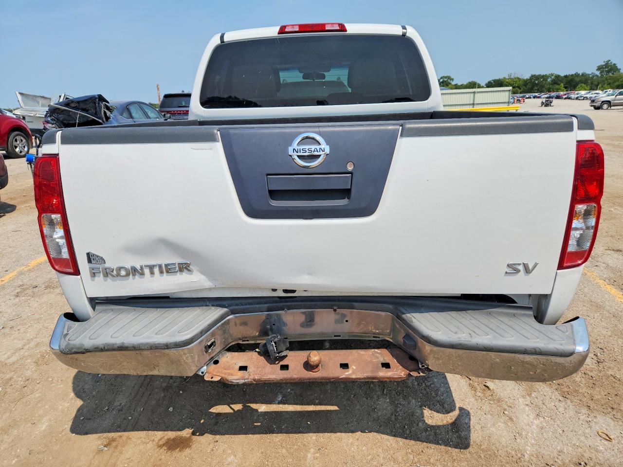 2012 Nissan Frontier S White vin: 1N6AD0ER8CC410433