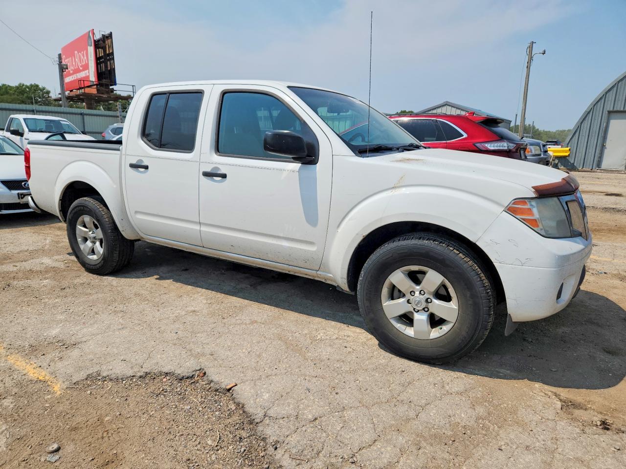 2012 Nissan Frontier S White vin: 1N6AD0ER8CC410433