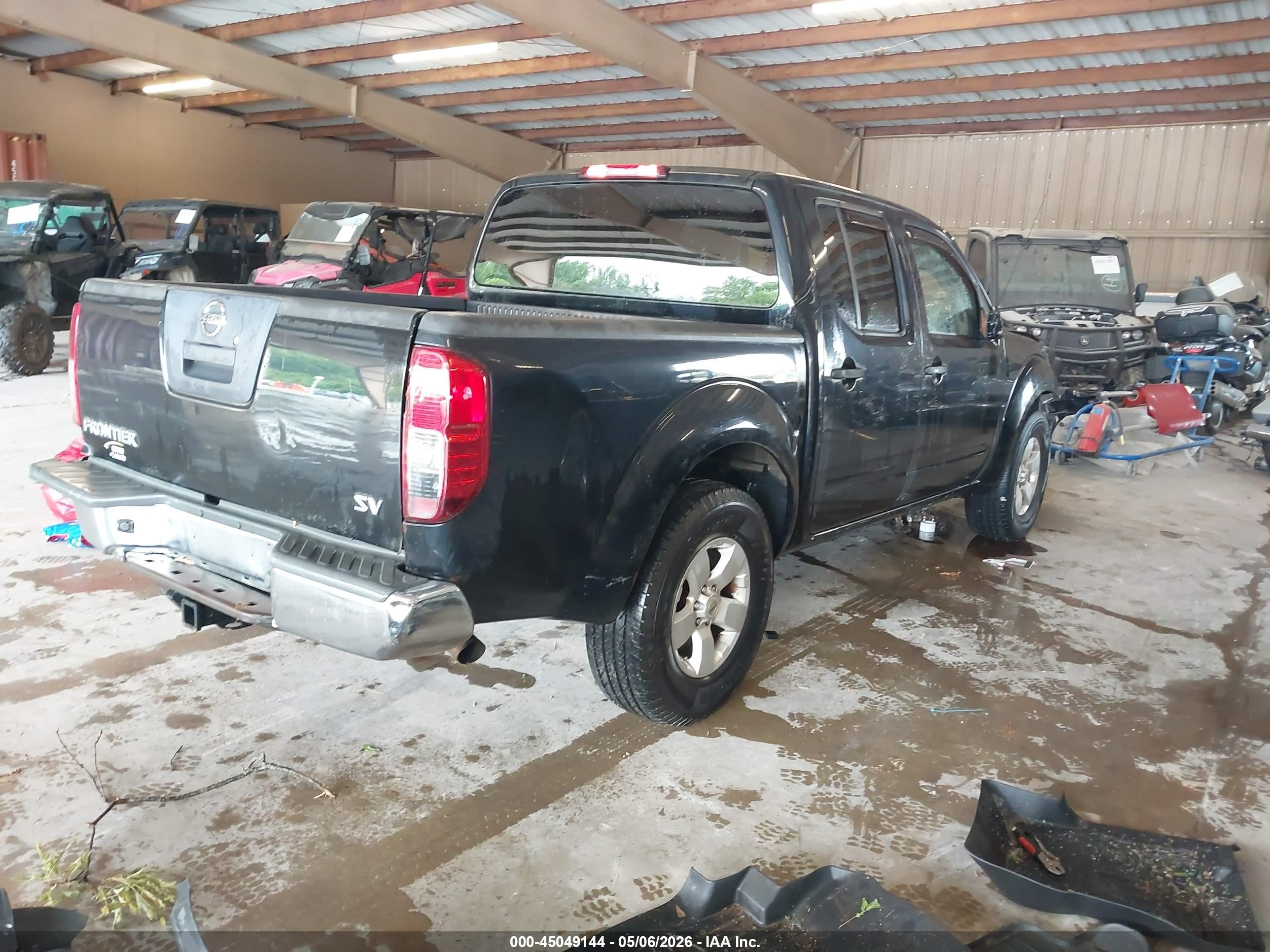 2012 Nissan Frontier Sv Black vin: 1N6AD0ER8CC466534