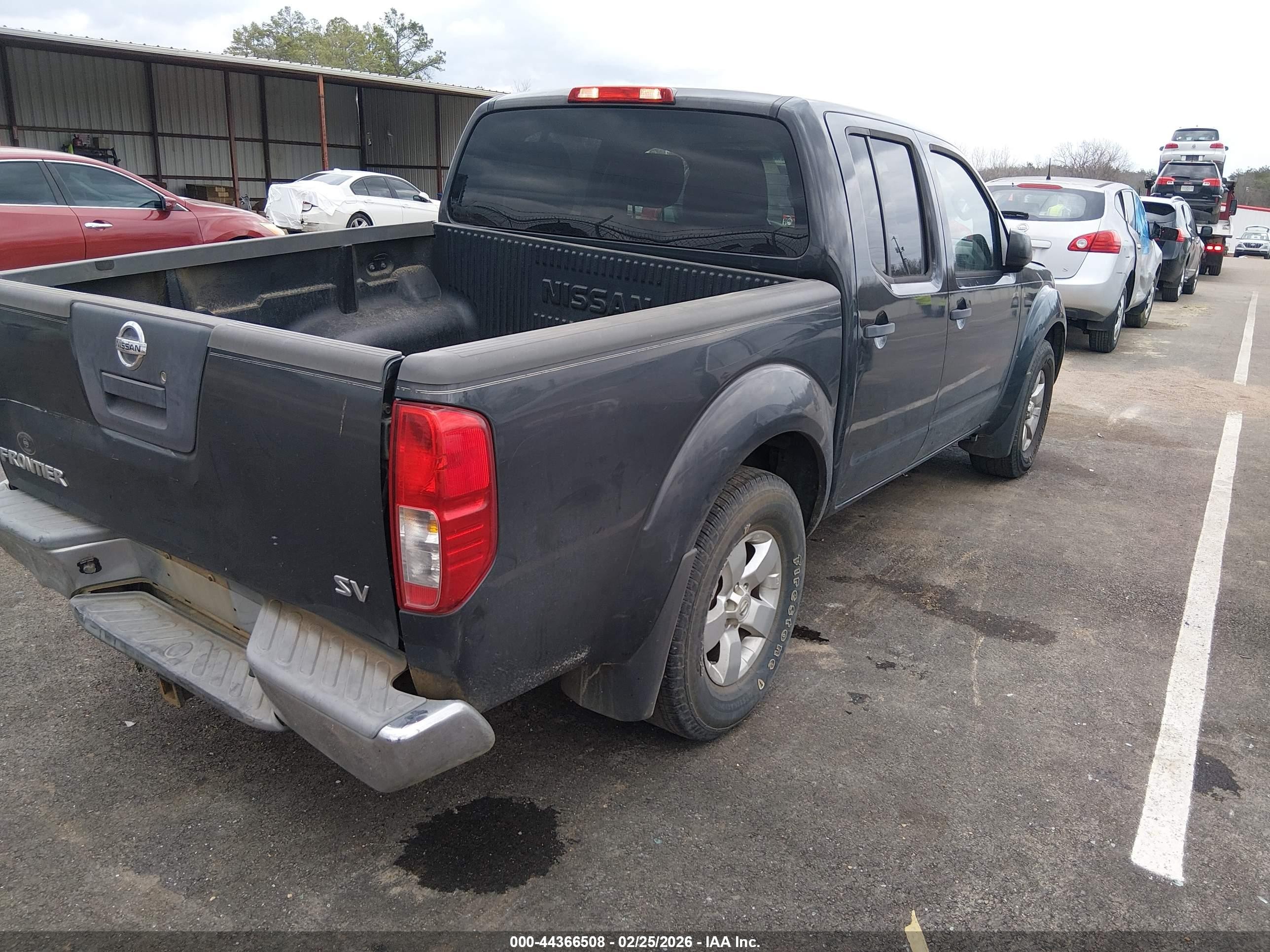 2012 Nissan Frontier Sv Gray vin: 1N6AD0ER8CC475296
