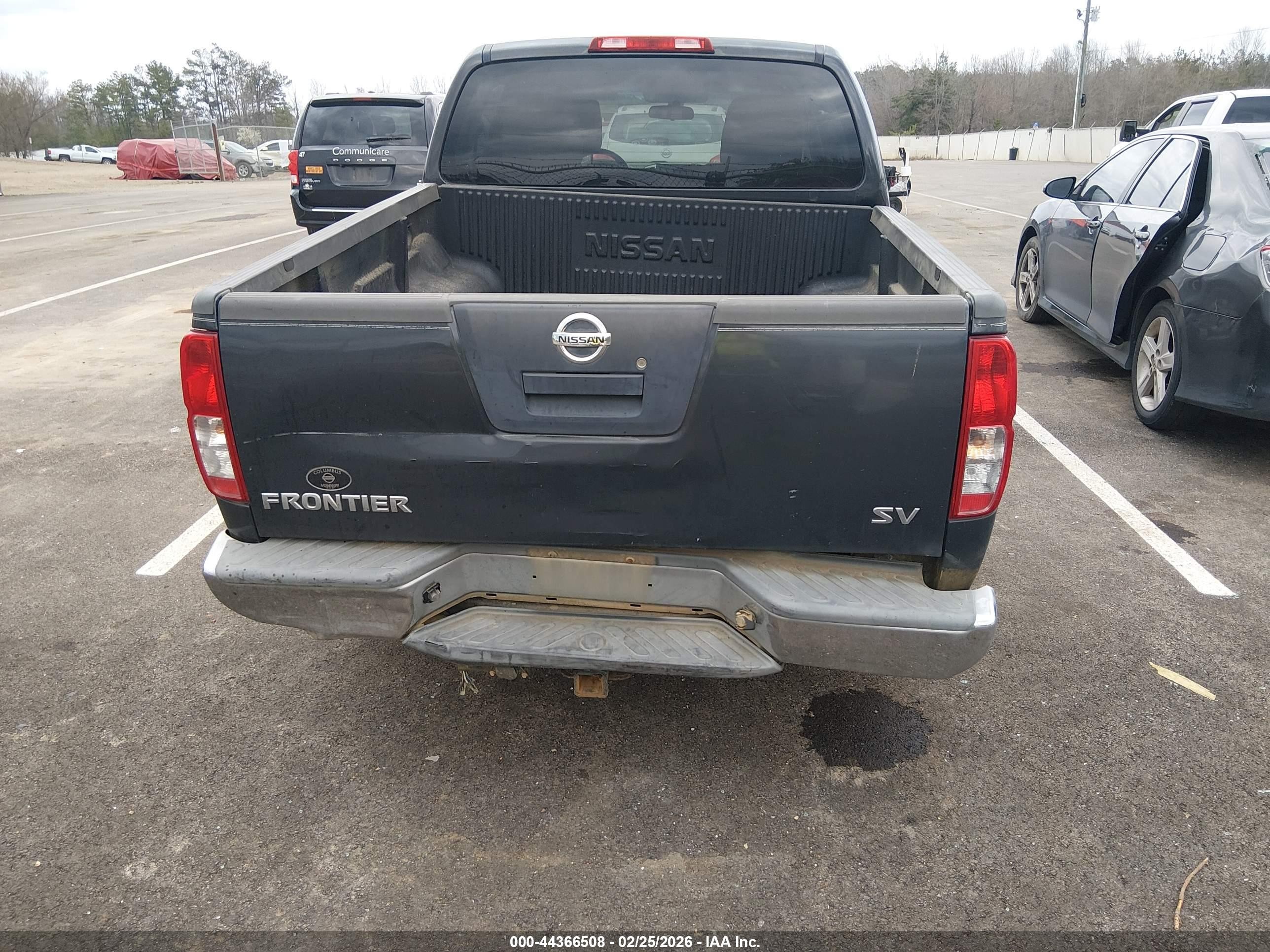 2012 Nissan Frontier Sv Gray vin: 1N6AD0ER8CC475296