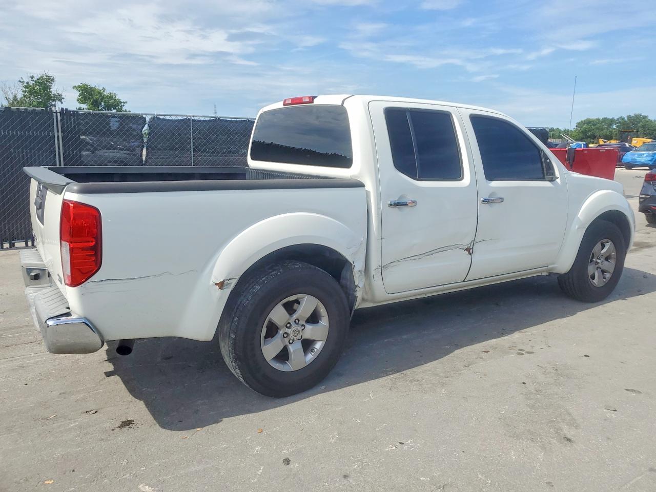 2013 Nissan Frontier S White vin: 1N6AD0ER8DN735301