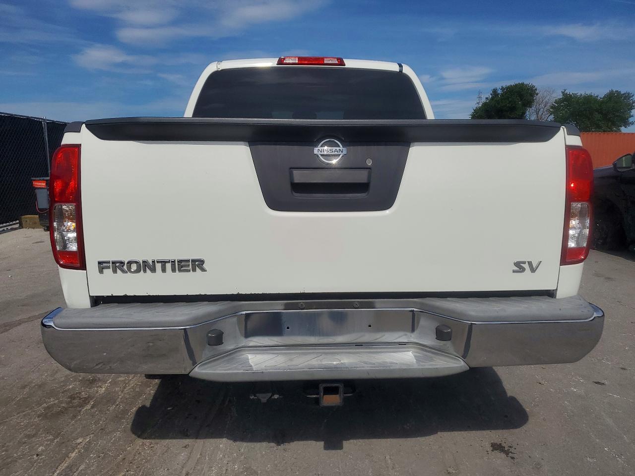2013 Nissan Frontier S White vin: 1N6AD0ER8DN735301