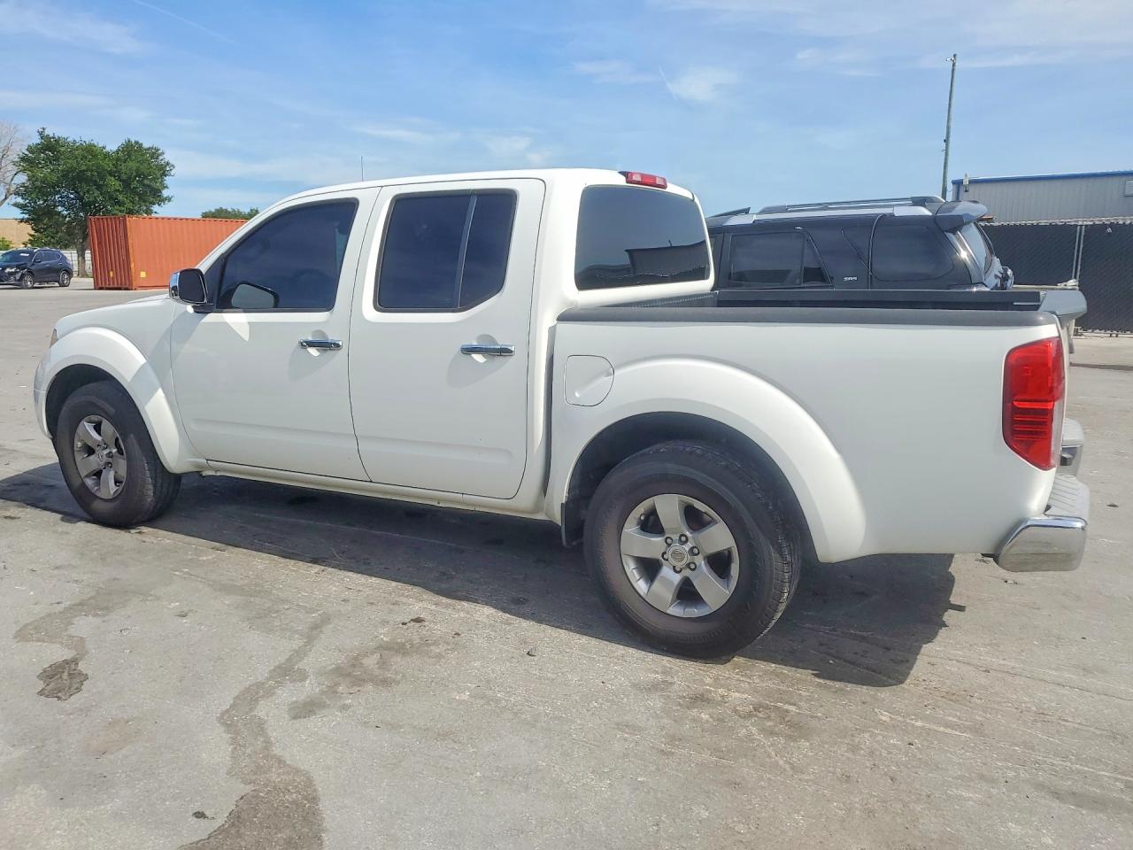 2013 Nissan Frontier S White vin: 1N6AD0ER8DN735301