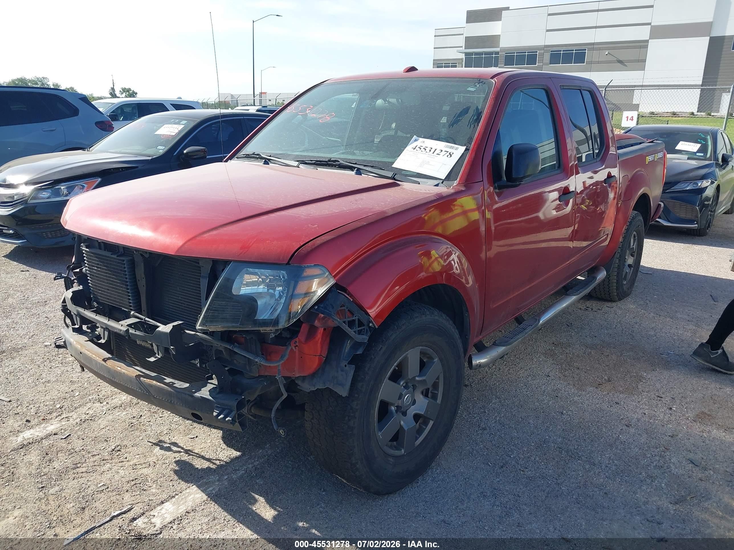 2013 Nissan Frontier Desert Runner Burgundy vin: 1N6AD0ER8DN739090