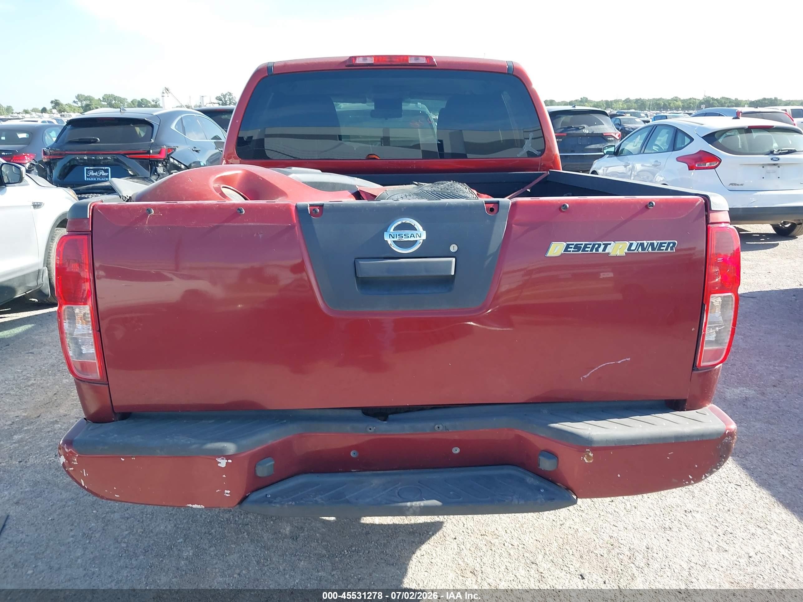 2013 Nissan Frontier Desert Runner Burgundy vin: 1N6AD0ER8DN739090