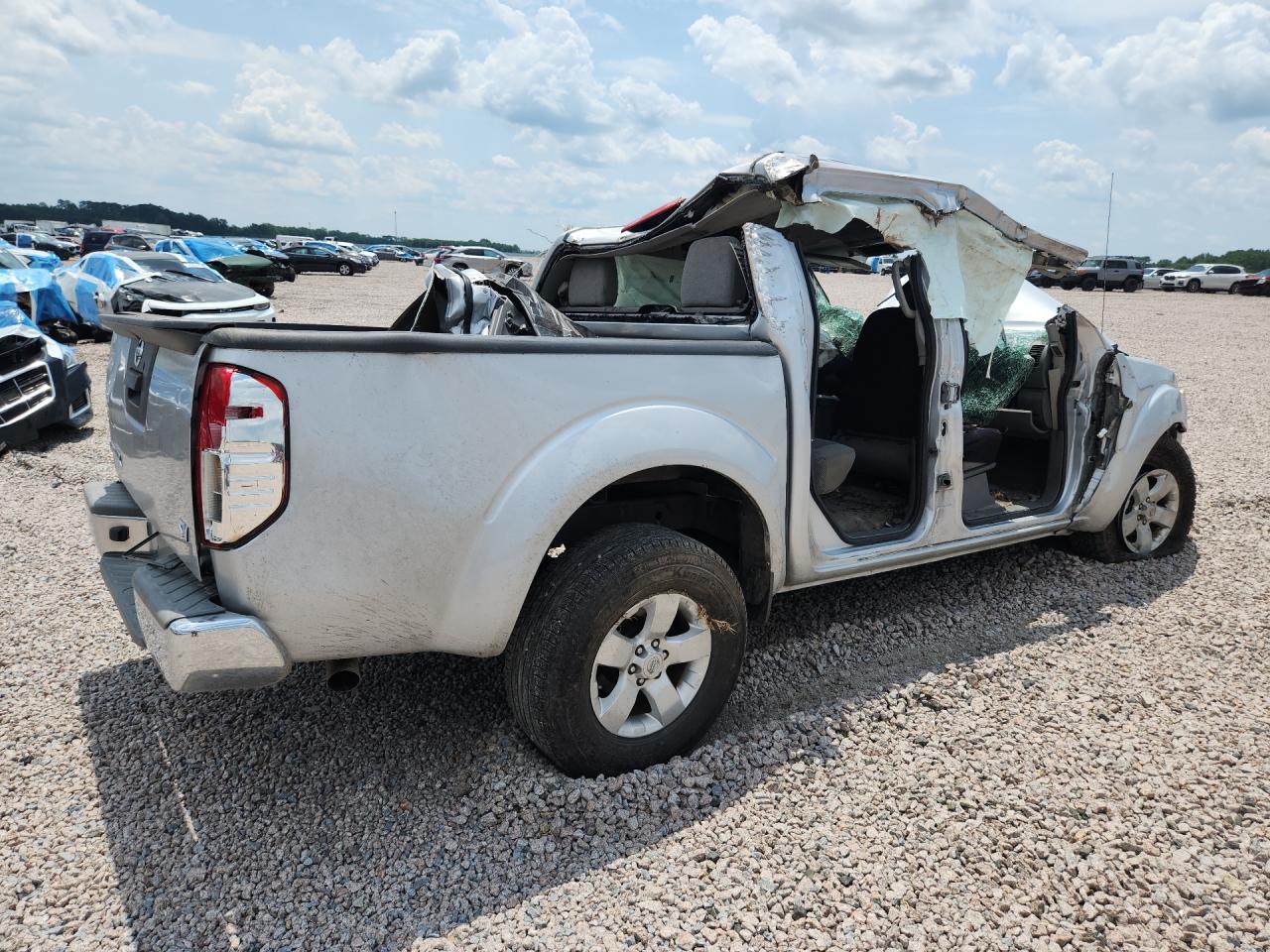 2013 Nissan Frontier Silver vin: 1N6AD0ER8DN750624