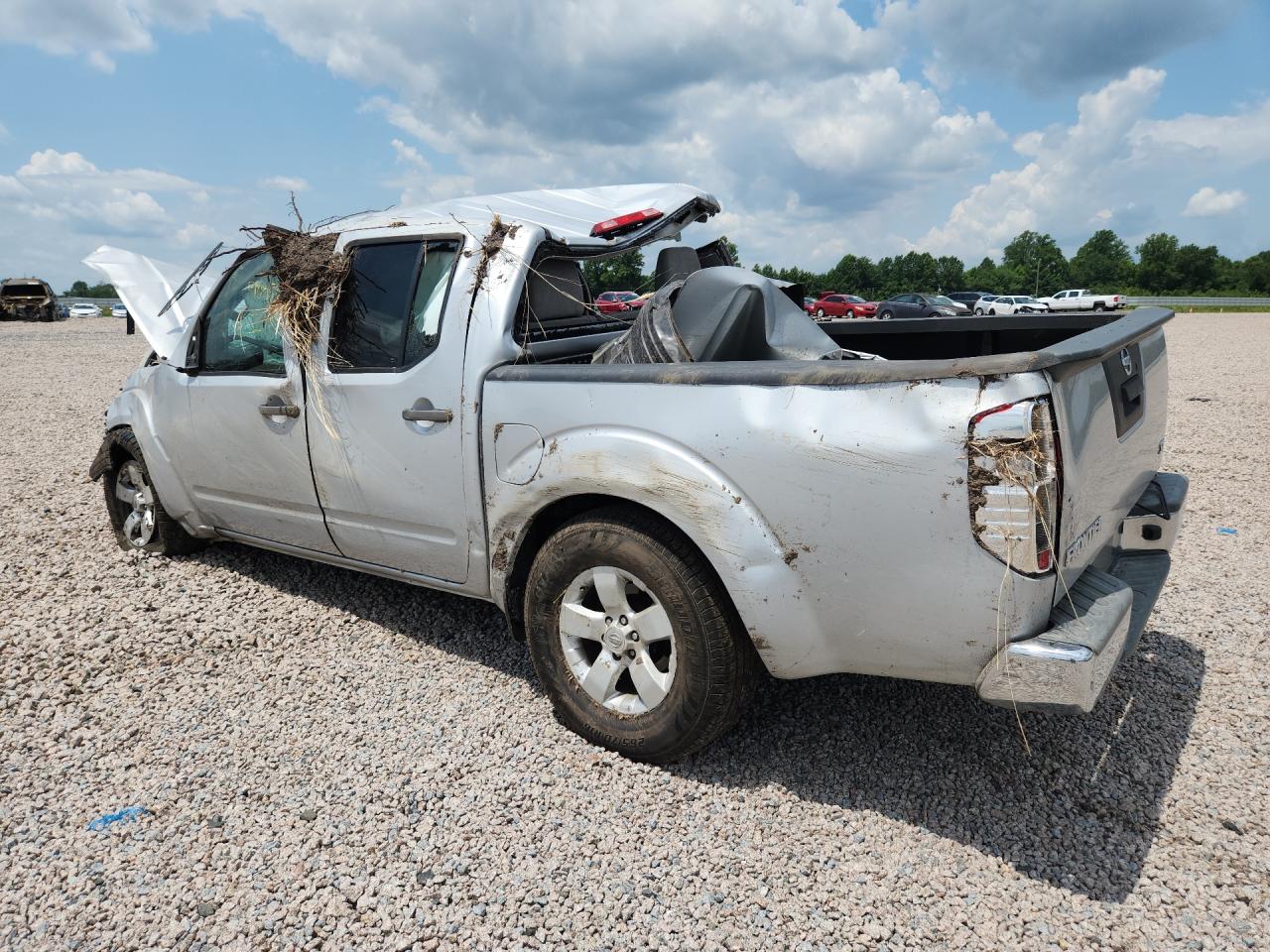 2013 Nissan Frontier Silver vin: 1N6AD0ER8DN750624