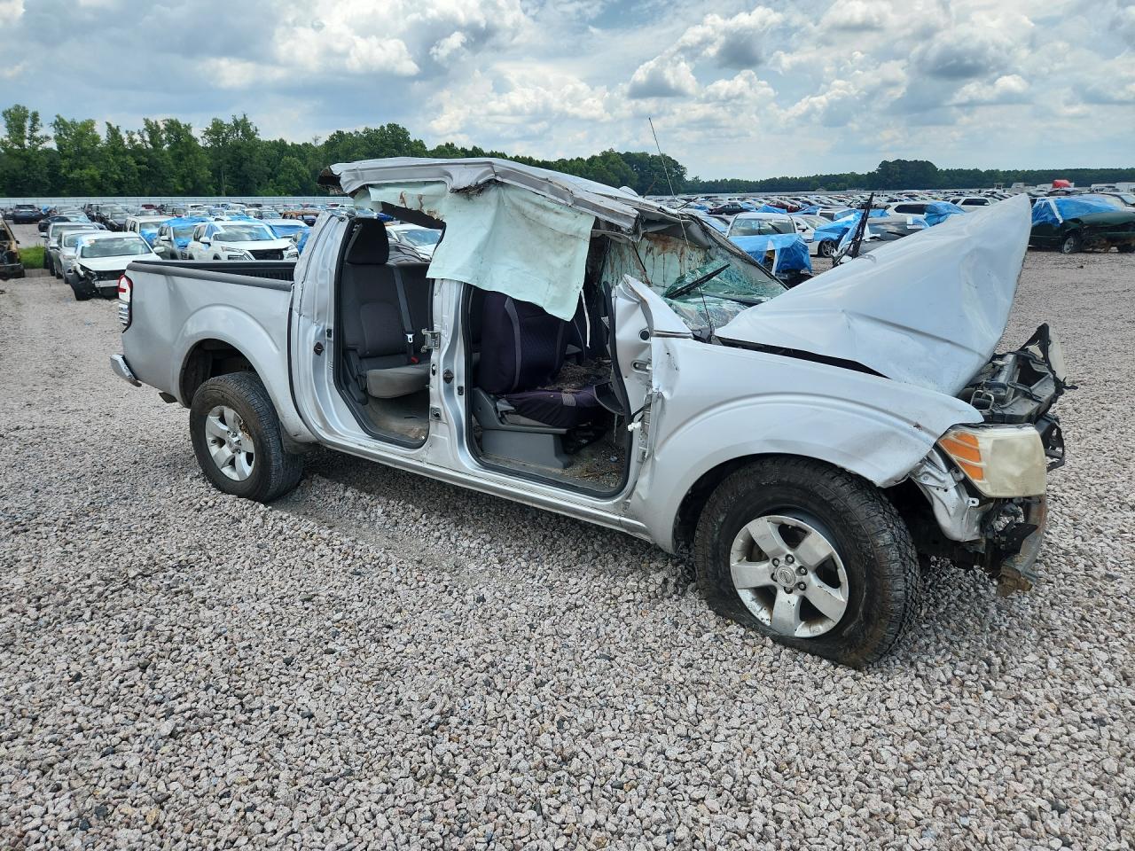 2013 Nissan Frontier Silver vin: 1N6AD0ER8DN750624