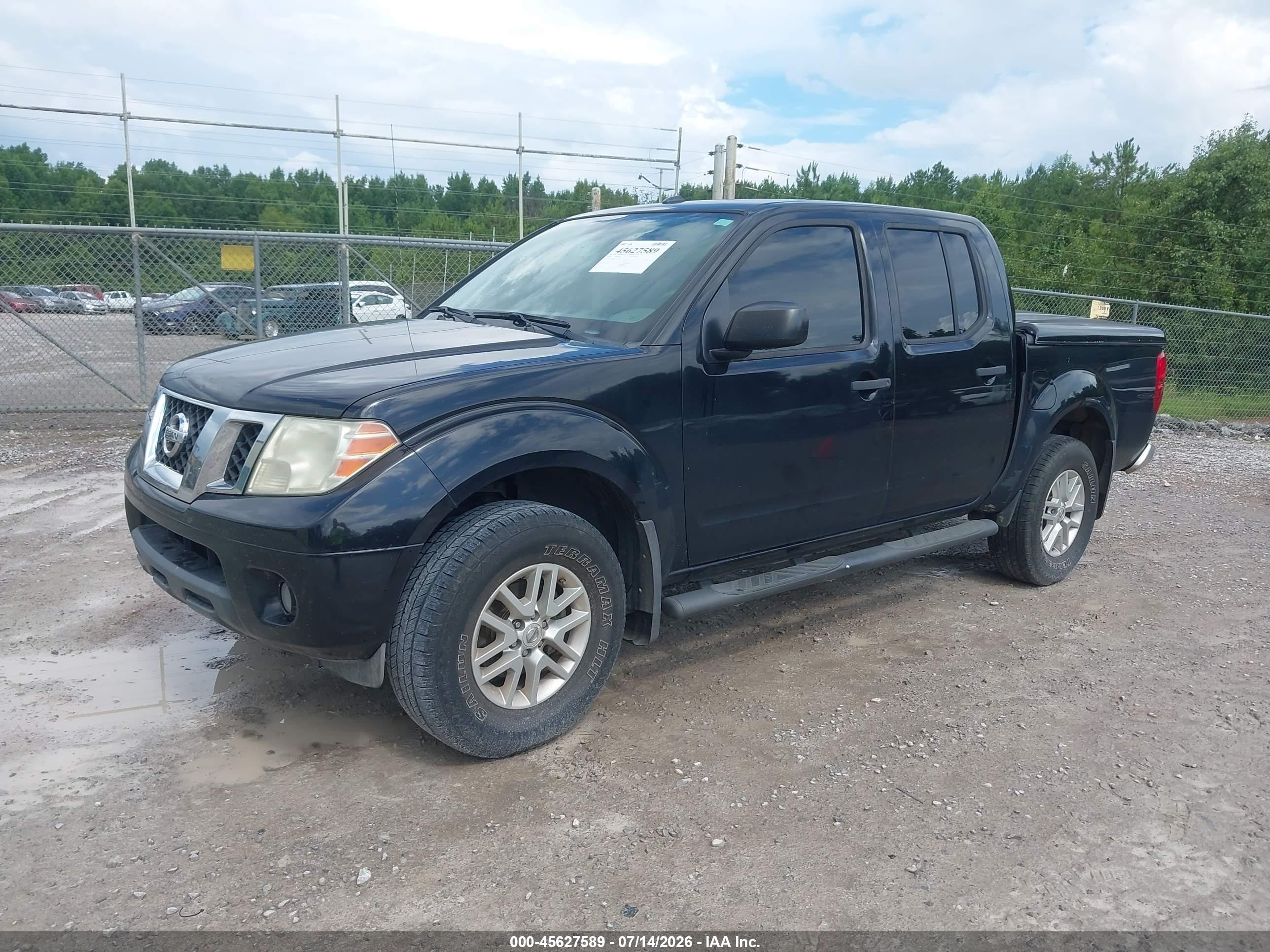 2014 Nissan Frontier Sv Black vin: 1N6AD0ER8EN717818