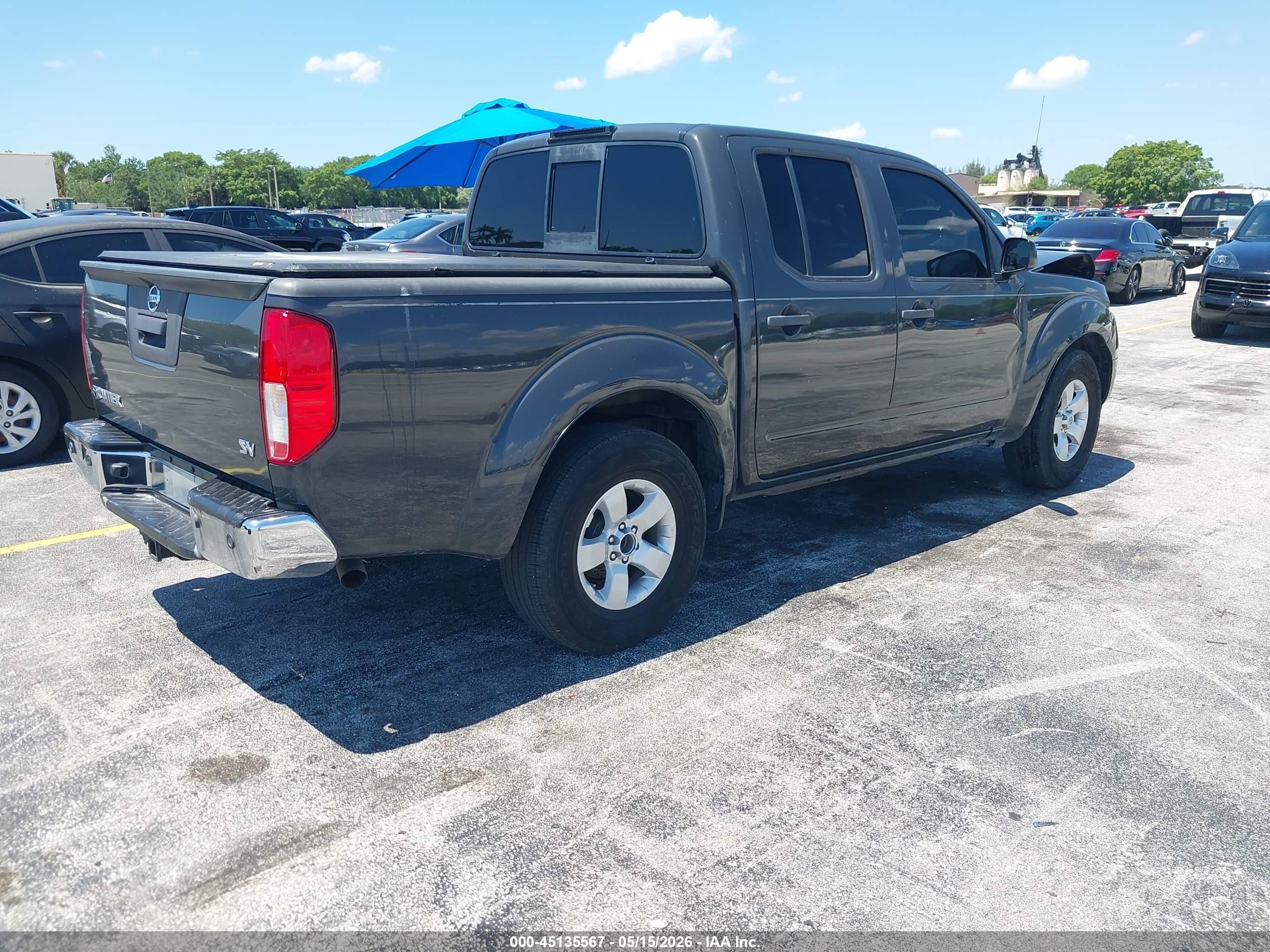 2014 Nissan Frontier Sv Gray vin: 1N6AD0ER8EN737390