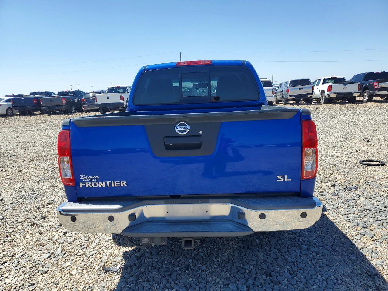 2014 Nissan Frontier Sl Blue vin: 1N6AD0ER8EN752309