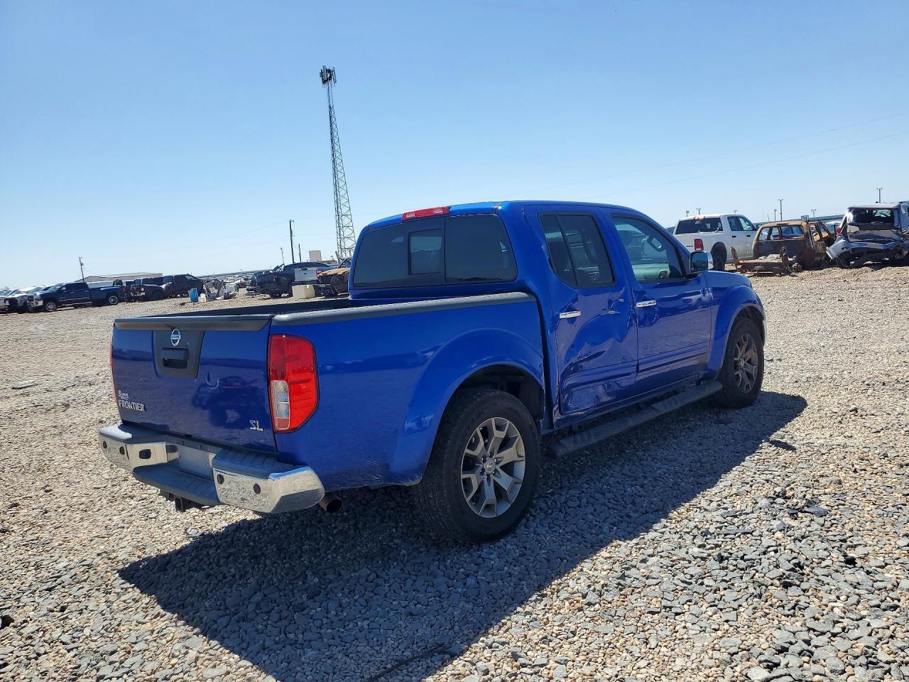 2014 Nissan Frontier Sl Blue vin: 1N6AD0ER8EN752309