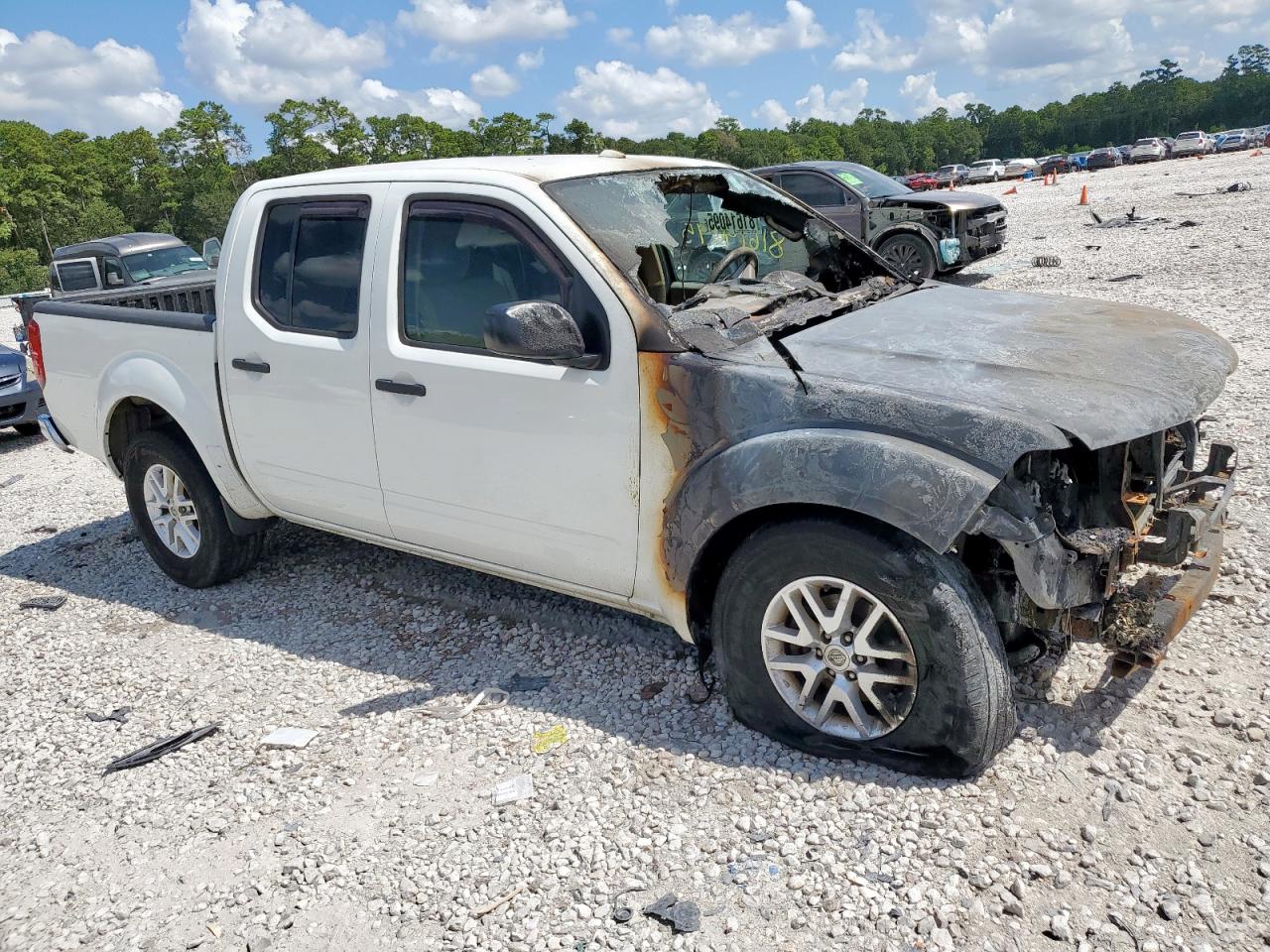 2014 Nissan Frontier Белый vin: 1N6AD0ER8EN755890