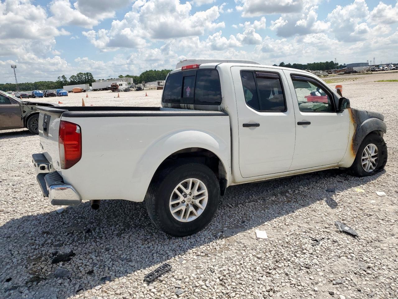 2014 Nissan Frontier Белый vin: 1N6AD0ER8EN755890
