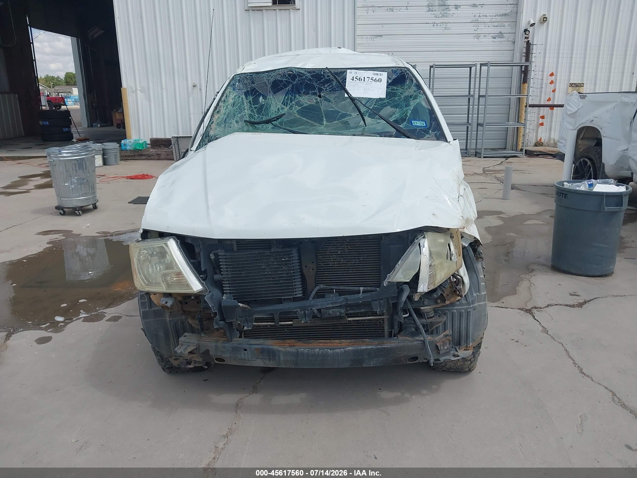 2014 Nissan Frontier S White vin: 1N6AD0ER8EN756358