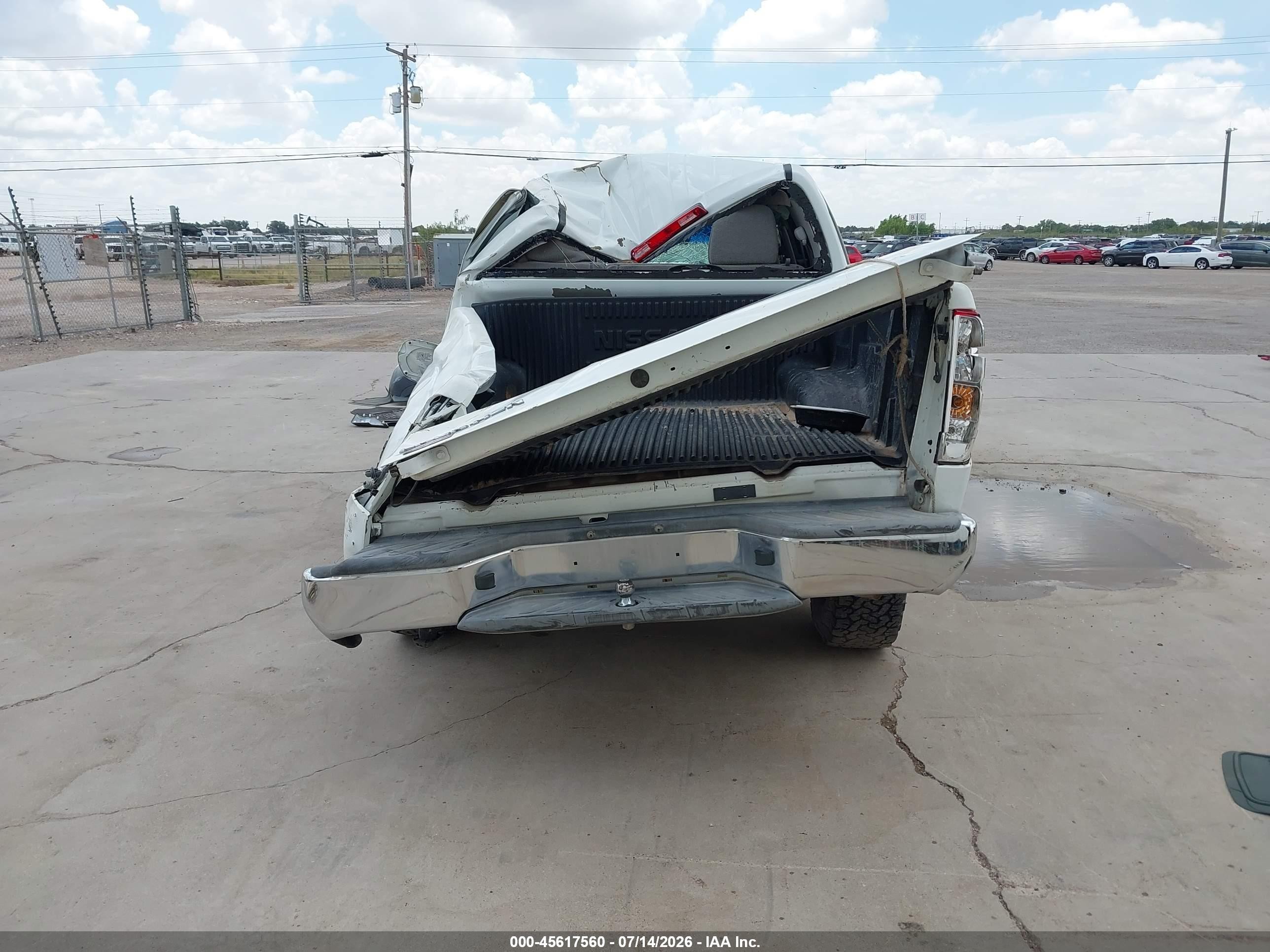 2014 Nissan Frontier S White vin: 1N6AD0ER8EN756358