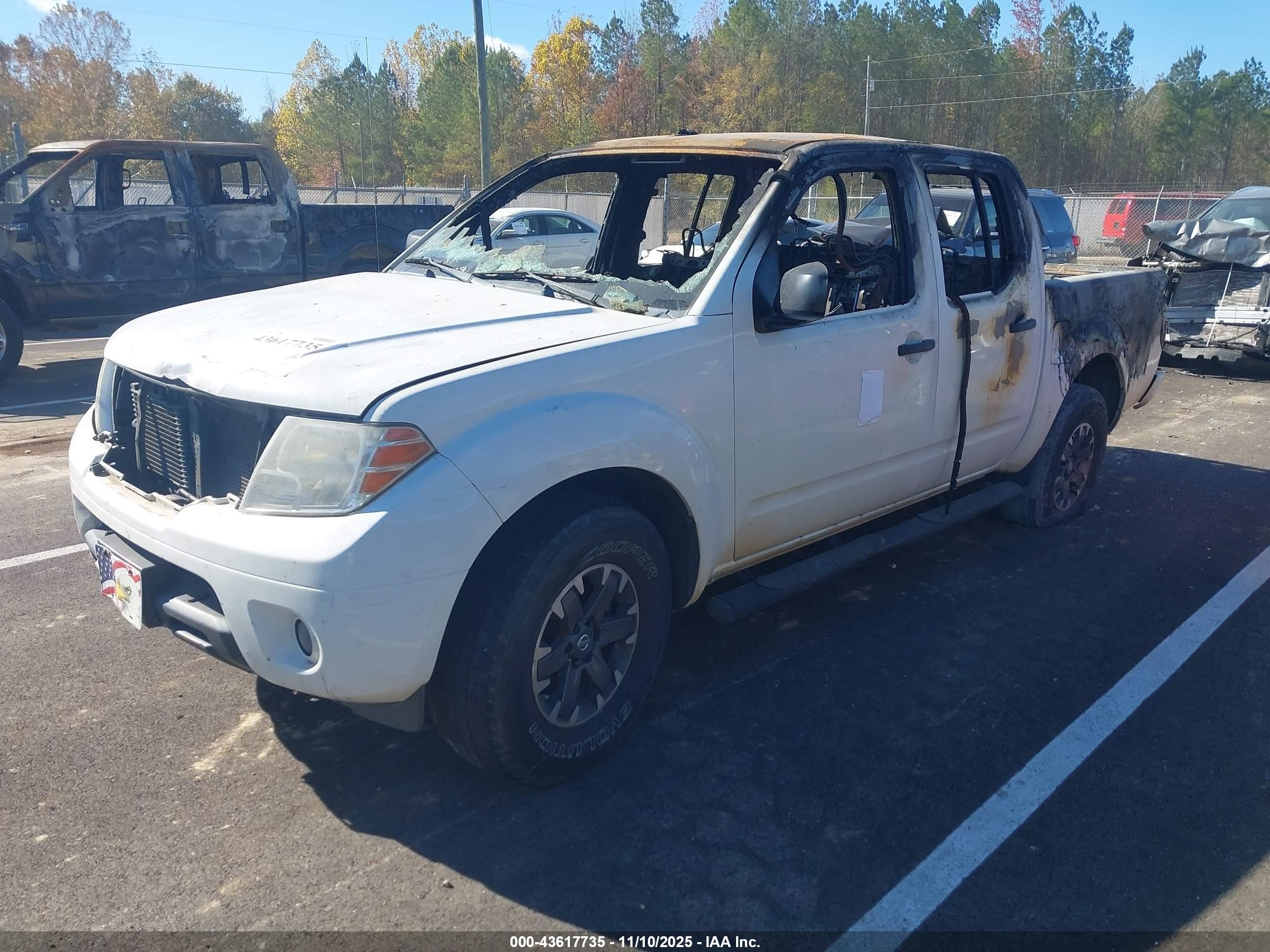 2014 Nissan Frontier Desert Runner White vin: 1N6AD0ER8EN760166