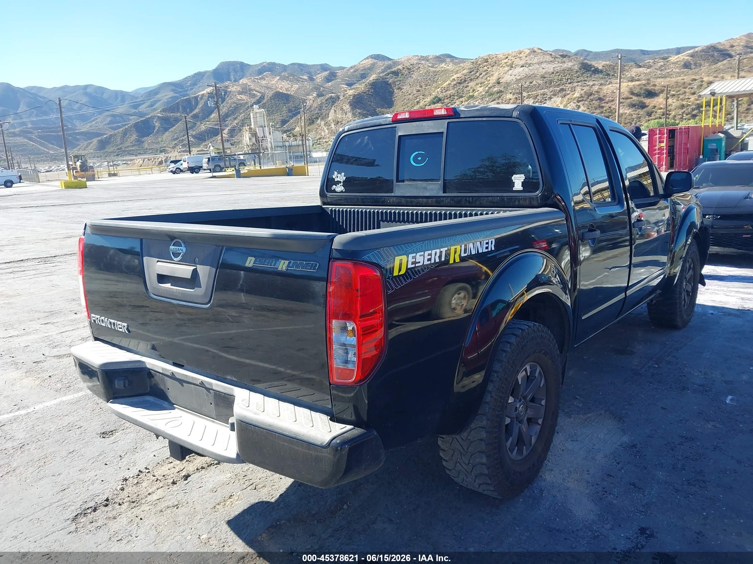 2015 Nissan Frontier Desert Runner Black vin: 1N6AD0ER8FN706528