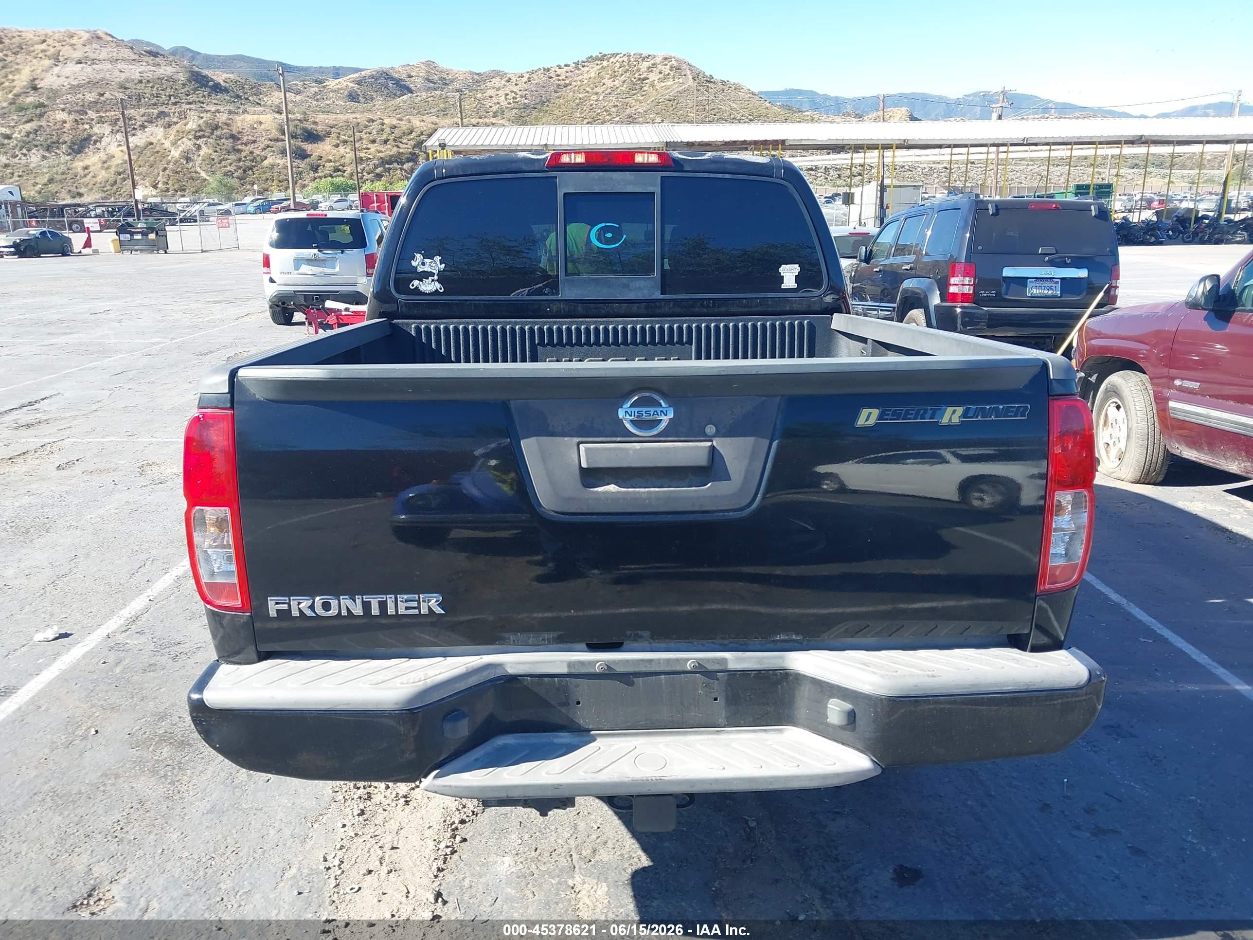 2015 Nissan Frontier Desert Runner Black vin: 1N6AD0ER8FN706528