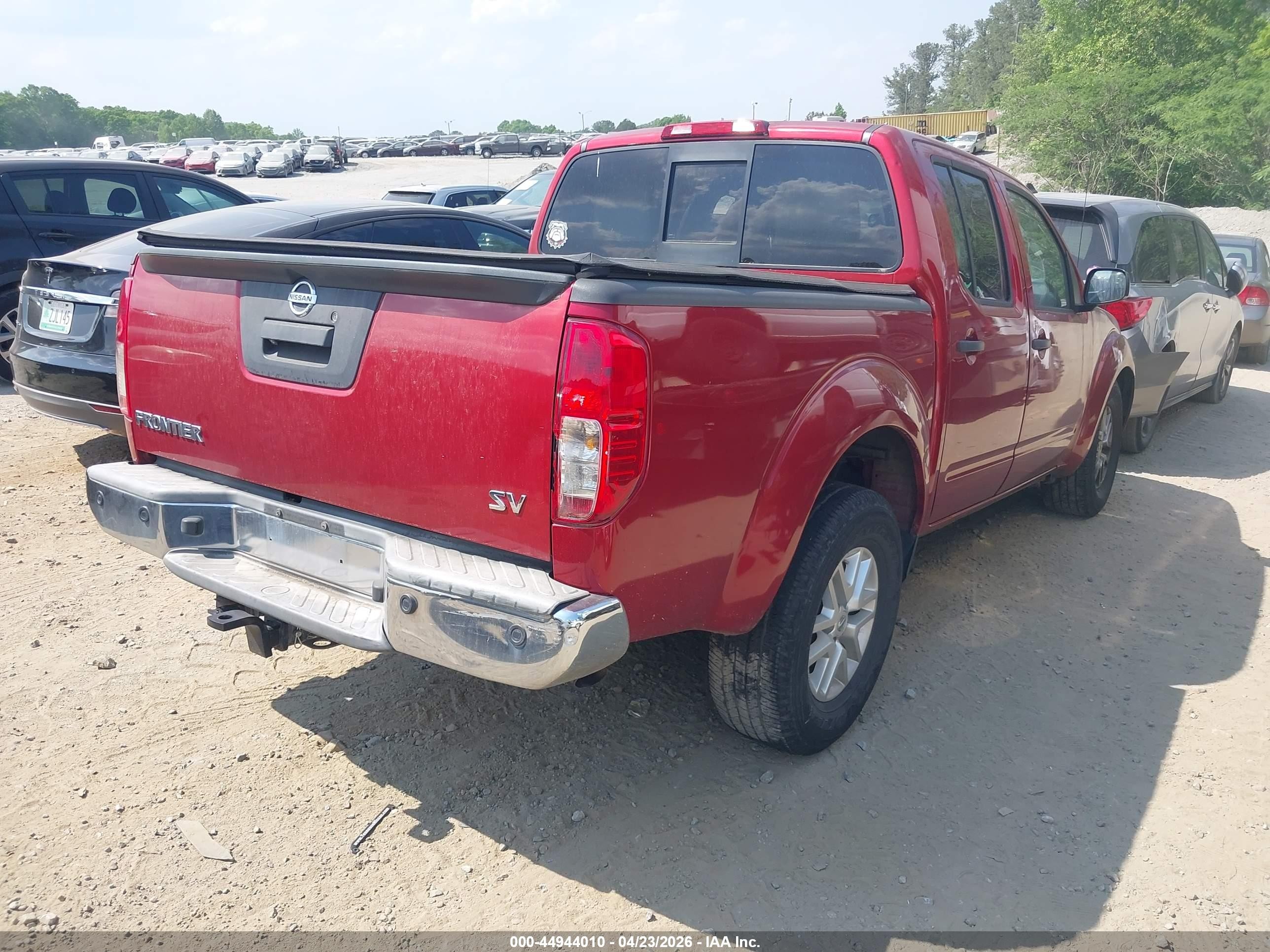 2015 Nissan Frontier Sv Red vin: 1N6AD0ER8FN709879
