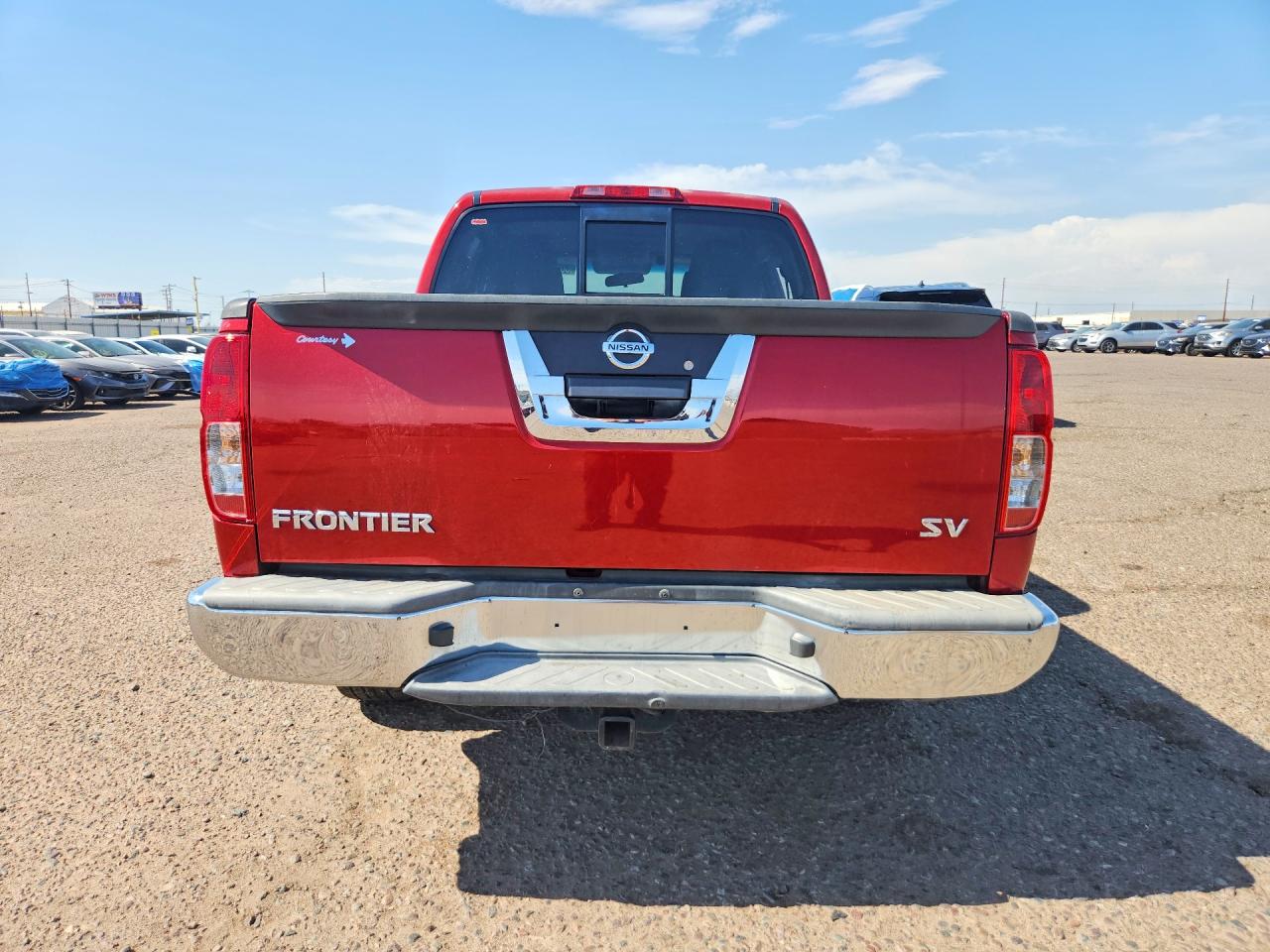 2015 Nissan Frontier Sv Red vin: 1N6AD0ER8FN722468