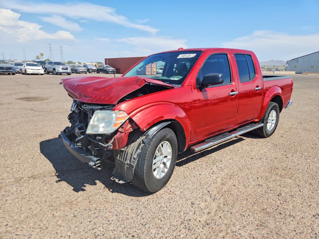 2015 Nissan Frontier Sv Red vin: 1N6AD0ER8FN722468