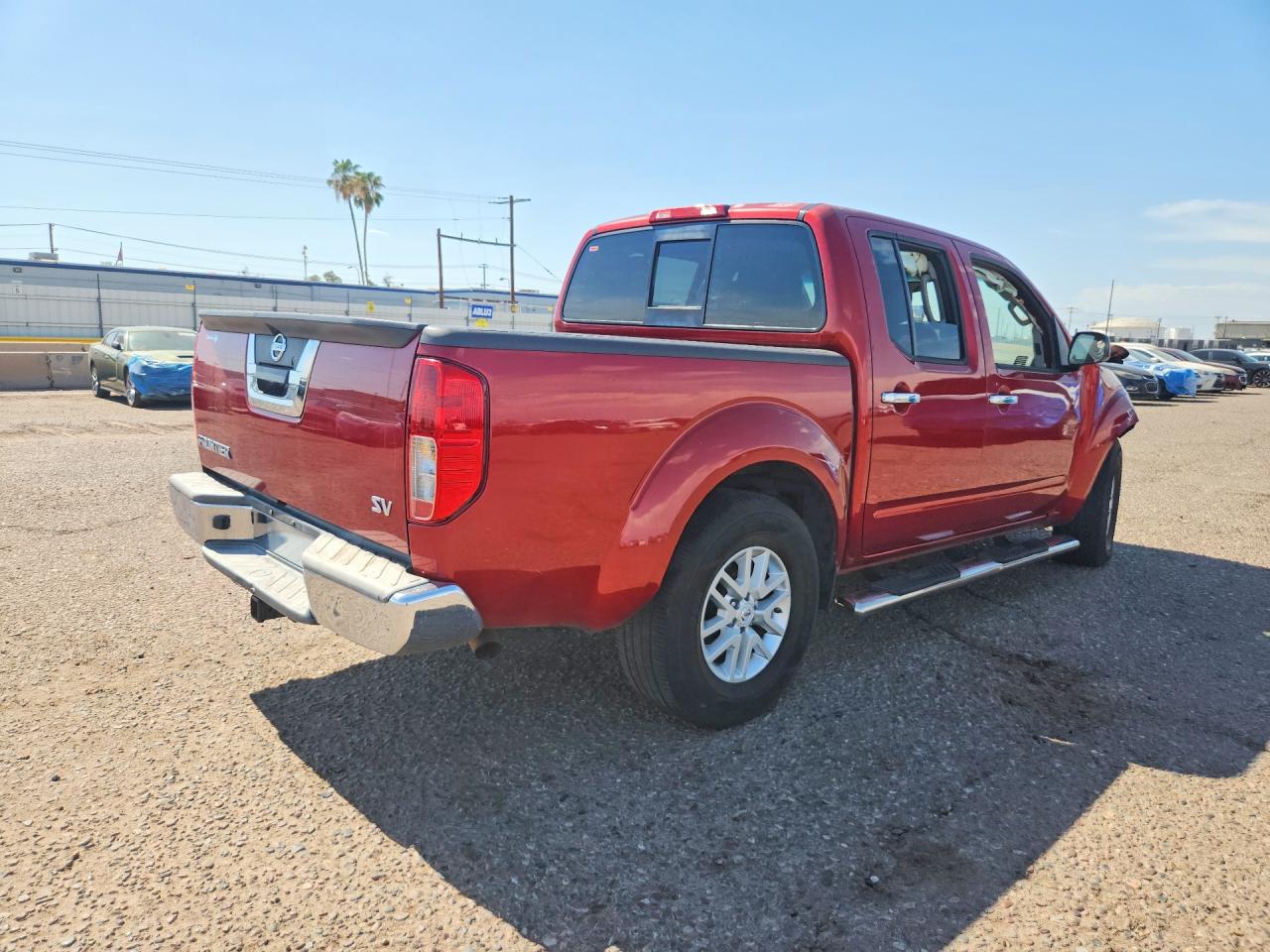 2015 Nissan Frontier Sv Red vin: 1N6AD0ER8FN722468