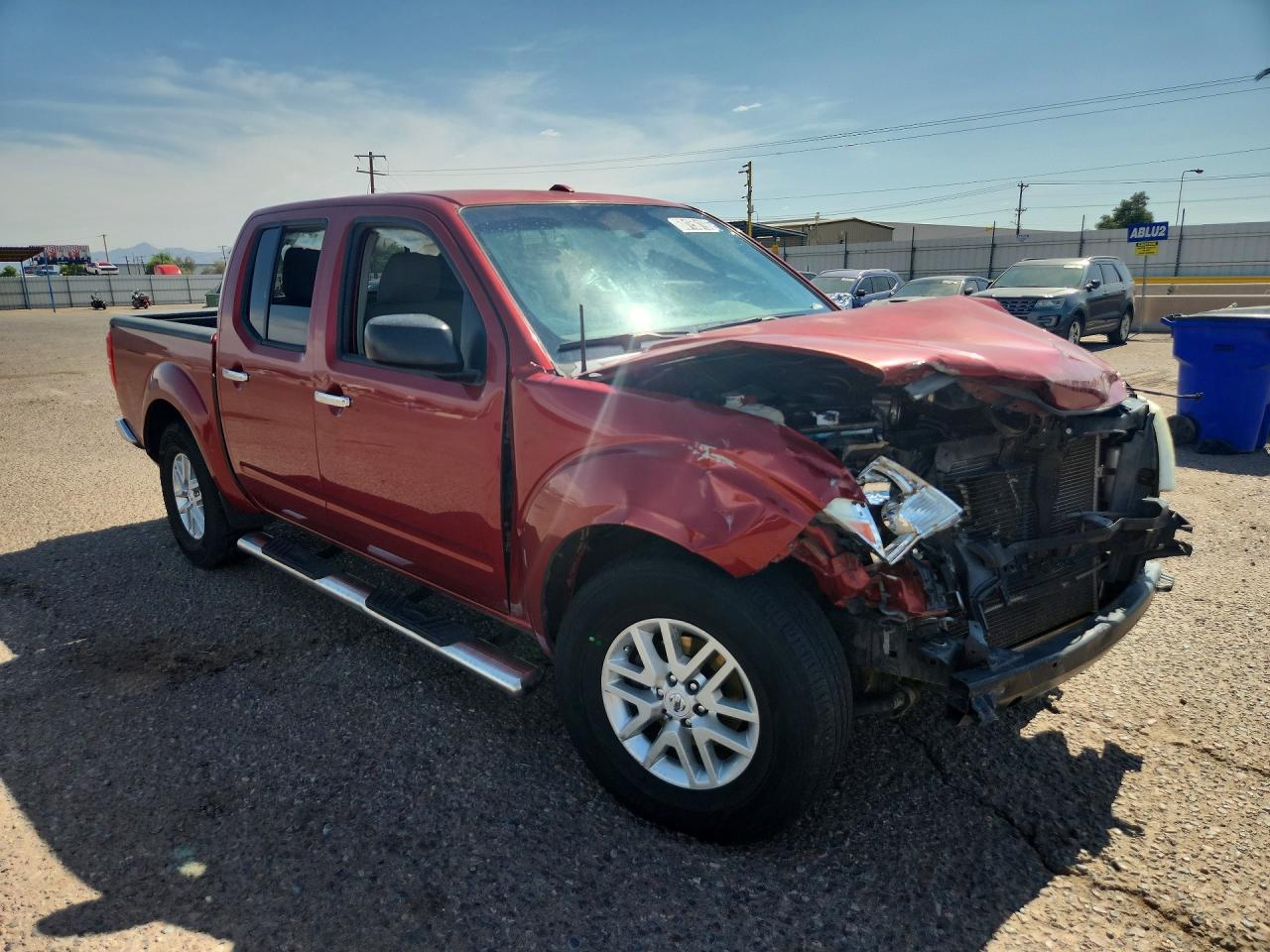2015 Nissan Frontier Sv Red vin: 1N6AD0ER8FN722468