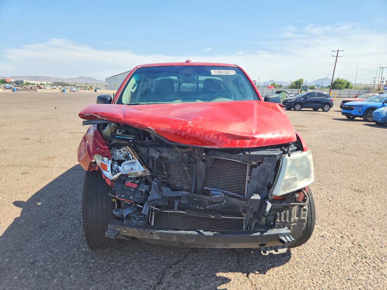 2015 Nissan Frontier Sv Red vin: 1N6AD0ER8FN722468