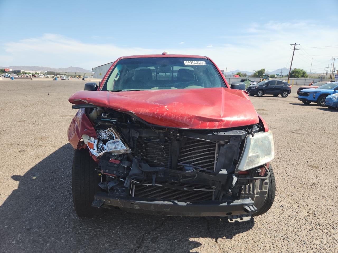 2015 Nissan Frontier Sv Red vin: 1N6AD0ER8FN722468 Damage: Grille, Missing, Replacement Required