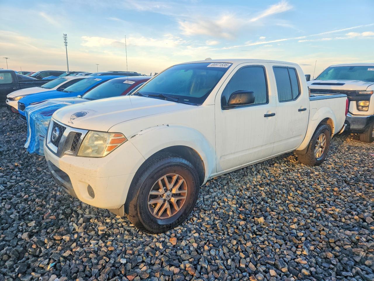 2015 Nissan Frontier Sv White vin: 1N6AD0ER8FN729176